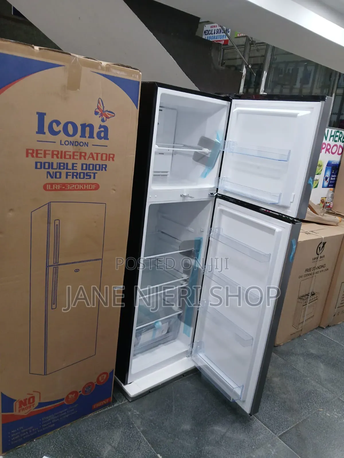 Icona 275 Liters Double Door Fridge