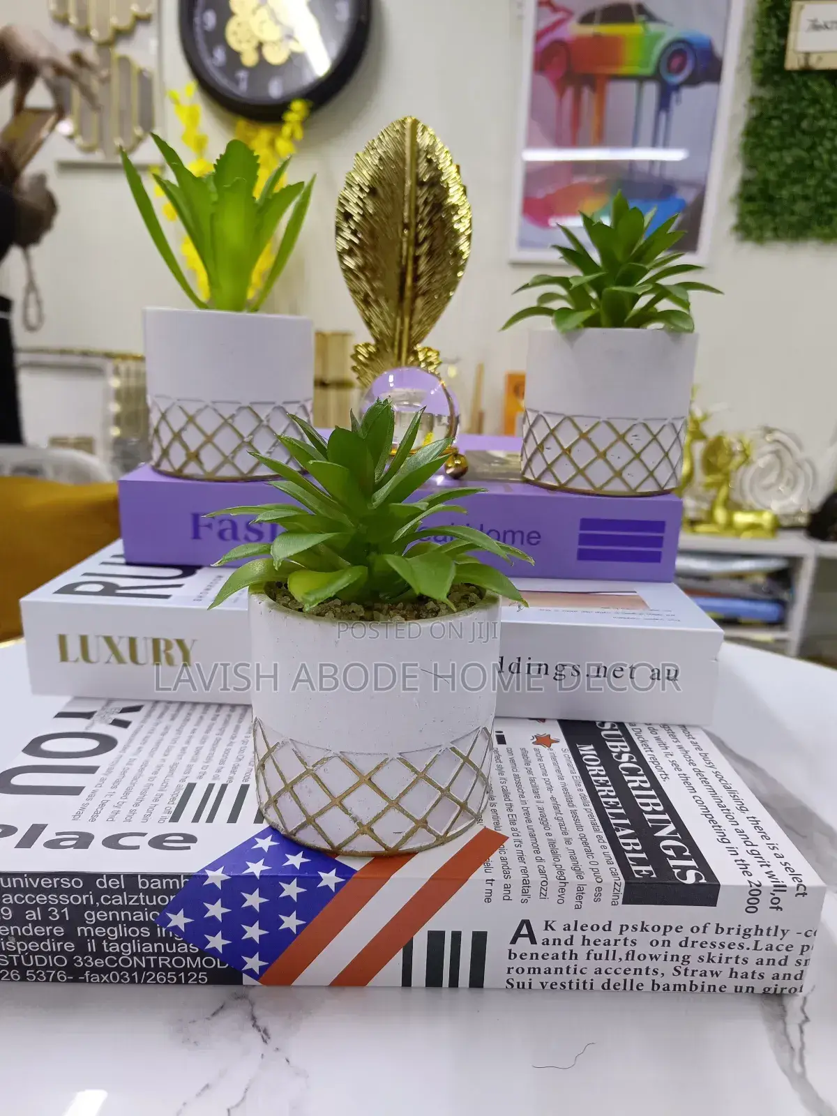 Artificial Succulent Flower for Interior Decor