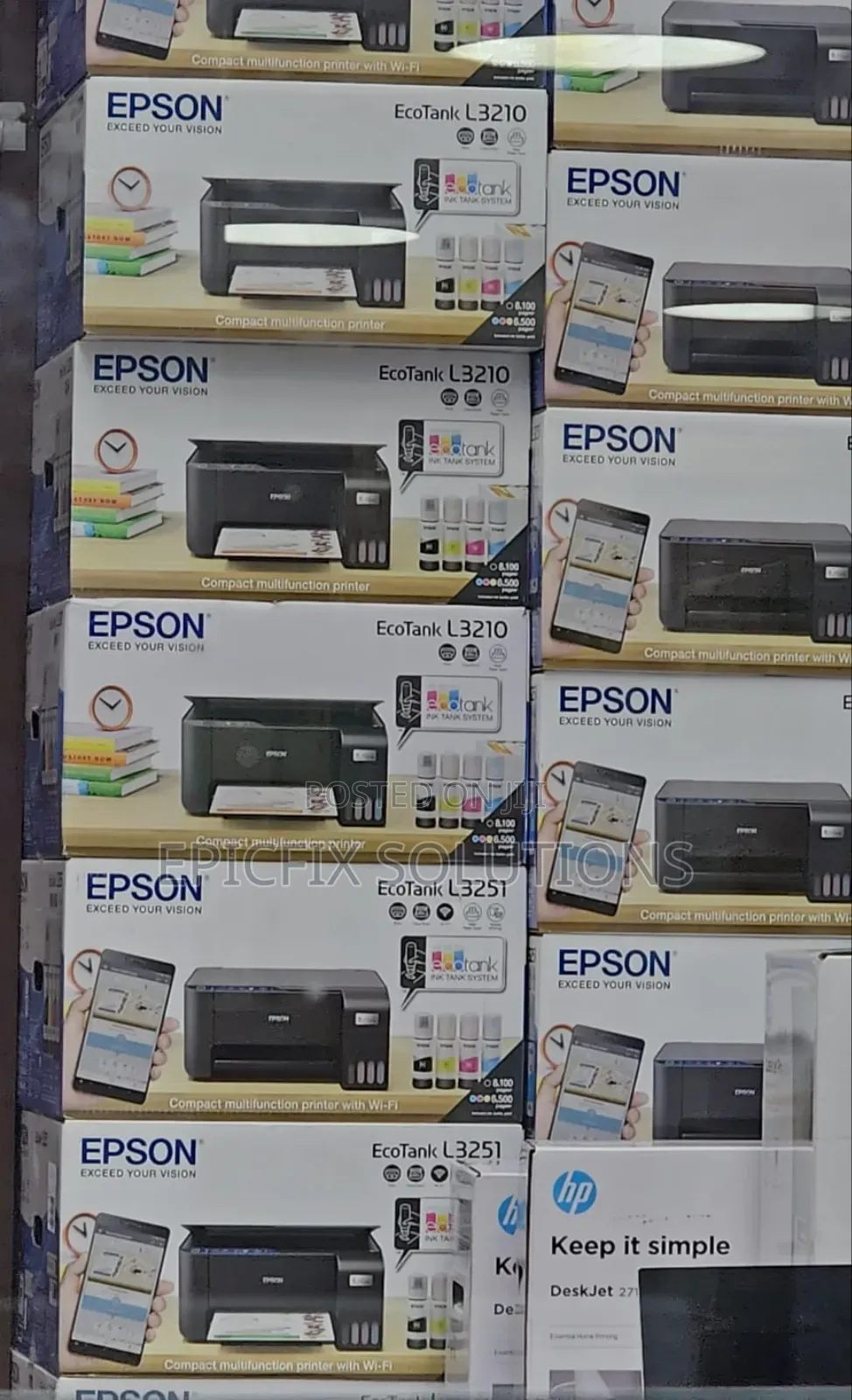 L3210 Refill, Inkjet and Ecotank Brand New Epson Printers
