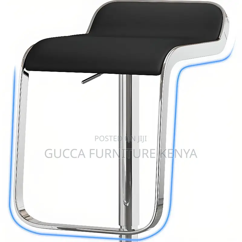 Home Chairs:Height Adjustable Pleather Swivel Bistro Stool