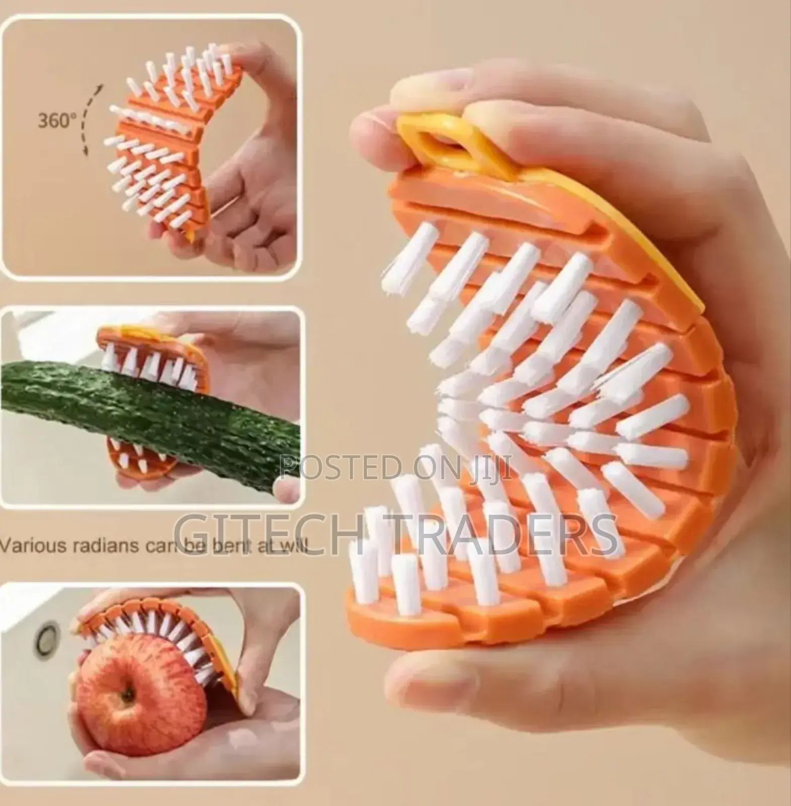 Flexible Vegetable Cleaning Brush