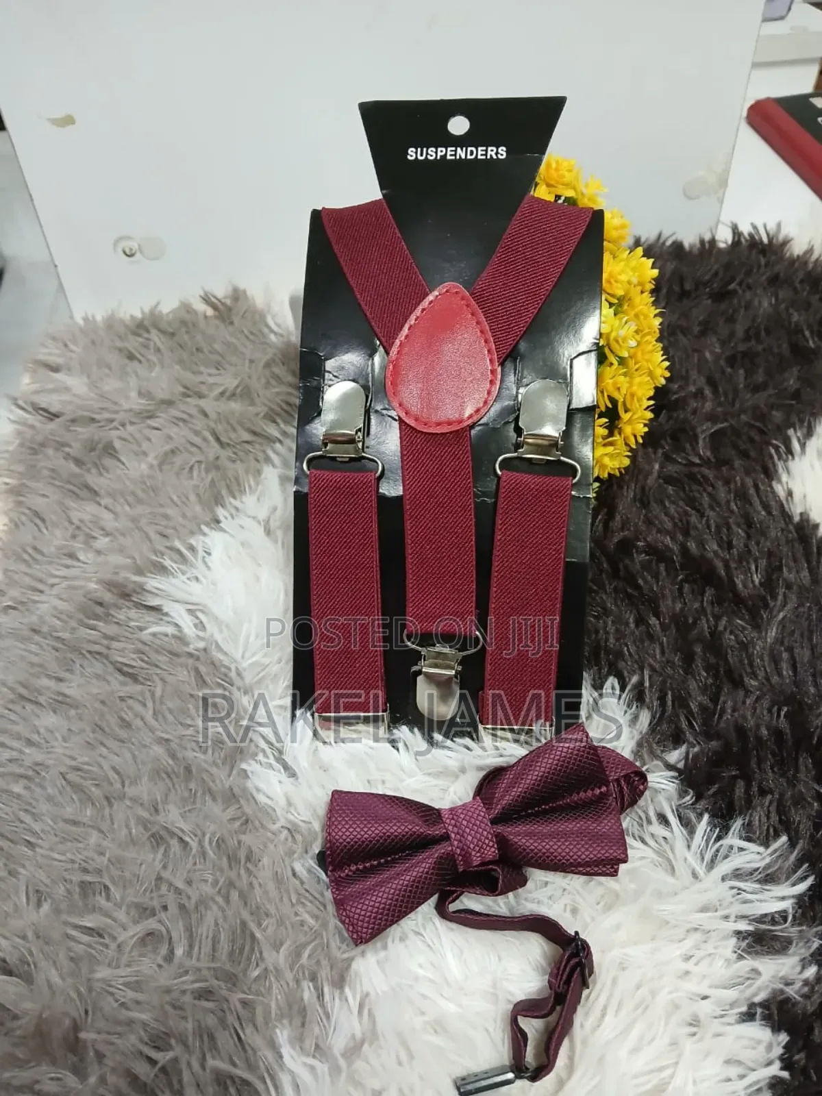 Kids Suspenders and Bowtie