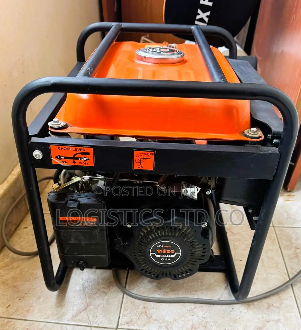 Cigma Uk 3kva Petrol Generator 4 Stroke 7 Litres