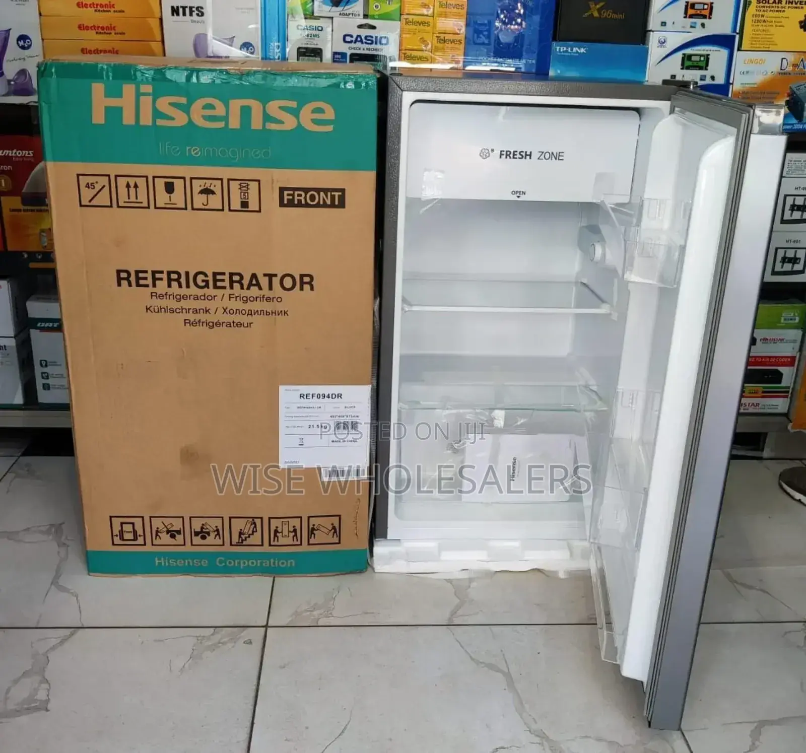 Hisense Double Door Refrigerator 94 Litres