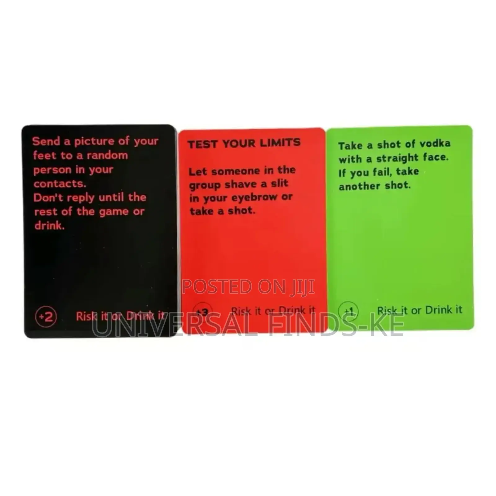 Risk It or Drink It Fun Card Game