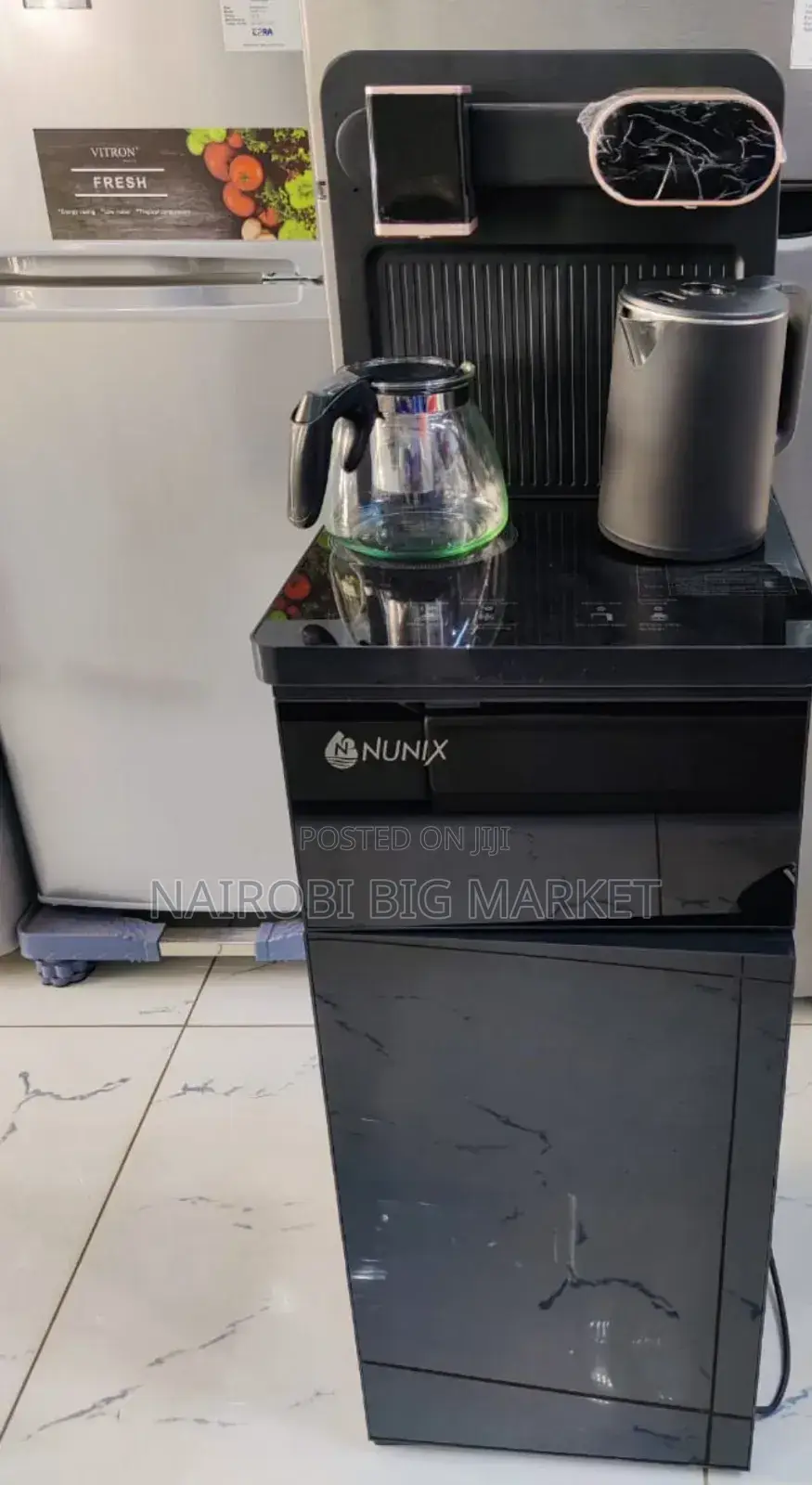 Black Nunix A1c Bottom Load Hot and Cold Dispenser N-C