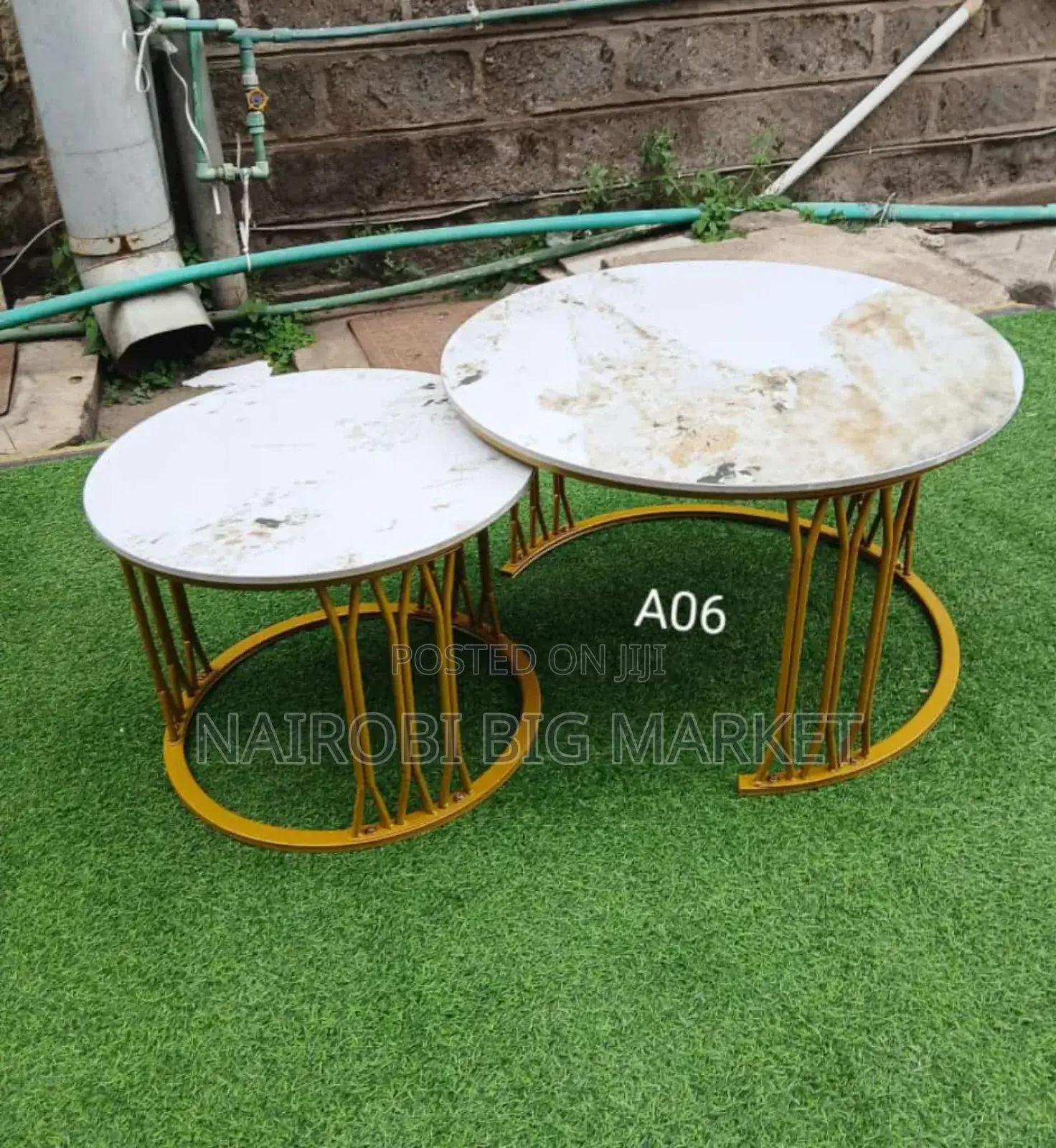 Luxury Pure Ceramic Nesting Coffee Tables A6/Mt