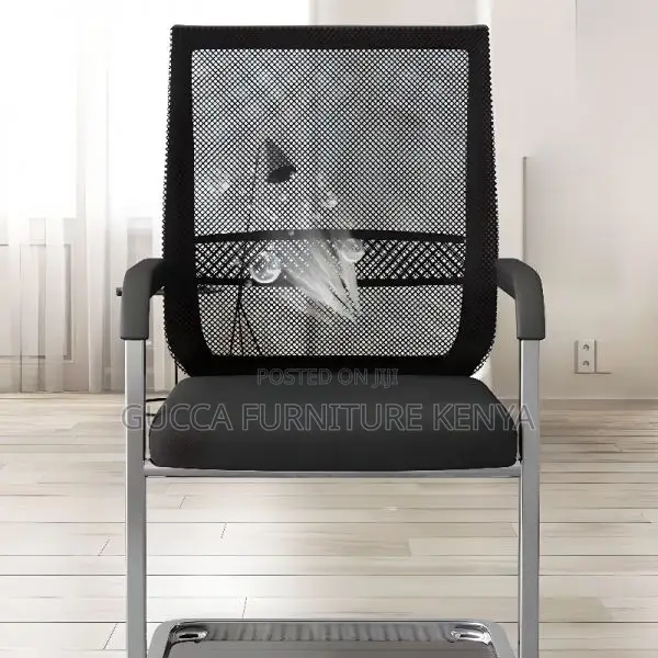 Office Chairs: Waiting Mesh Back Office Lobby Quest Chair