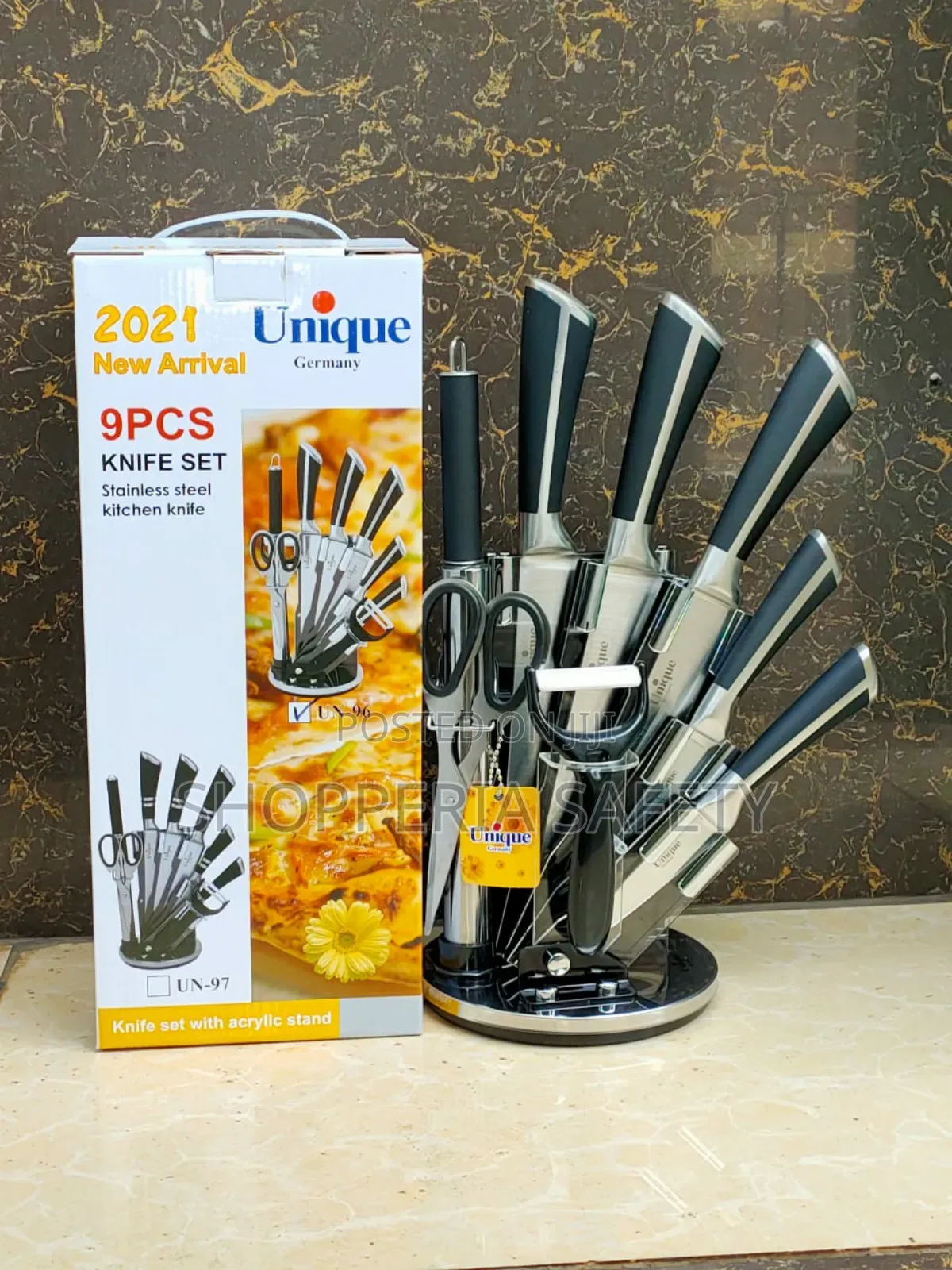 Unique Knife Set- 9 PCS Set