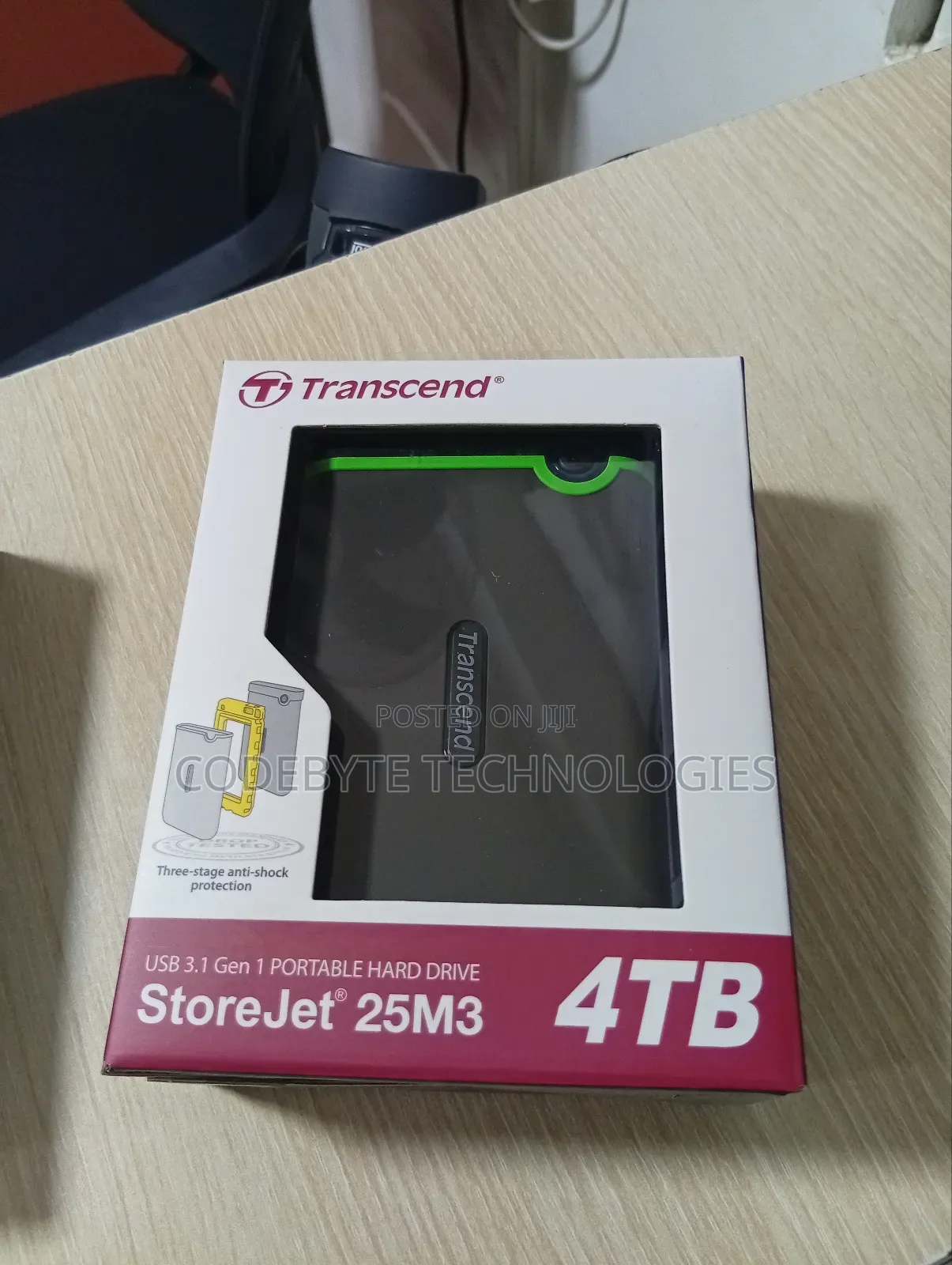 Transcend External HDD 4tb - Iron Grey - Ts4tsj25m3s