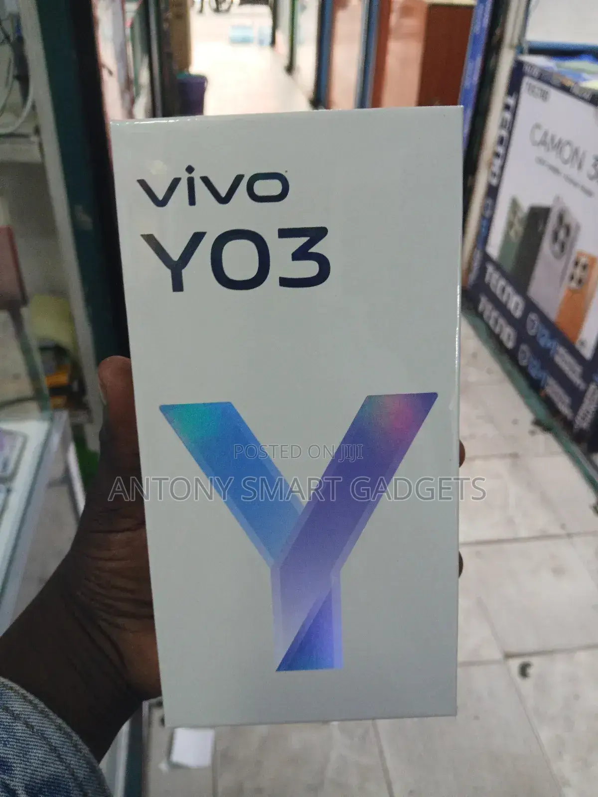 New Vivo Y03 64 GB Black
