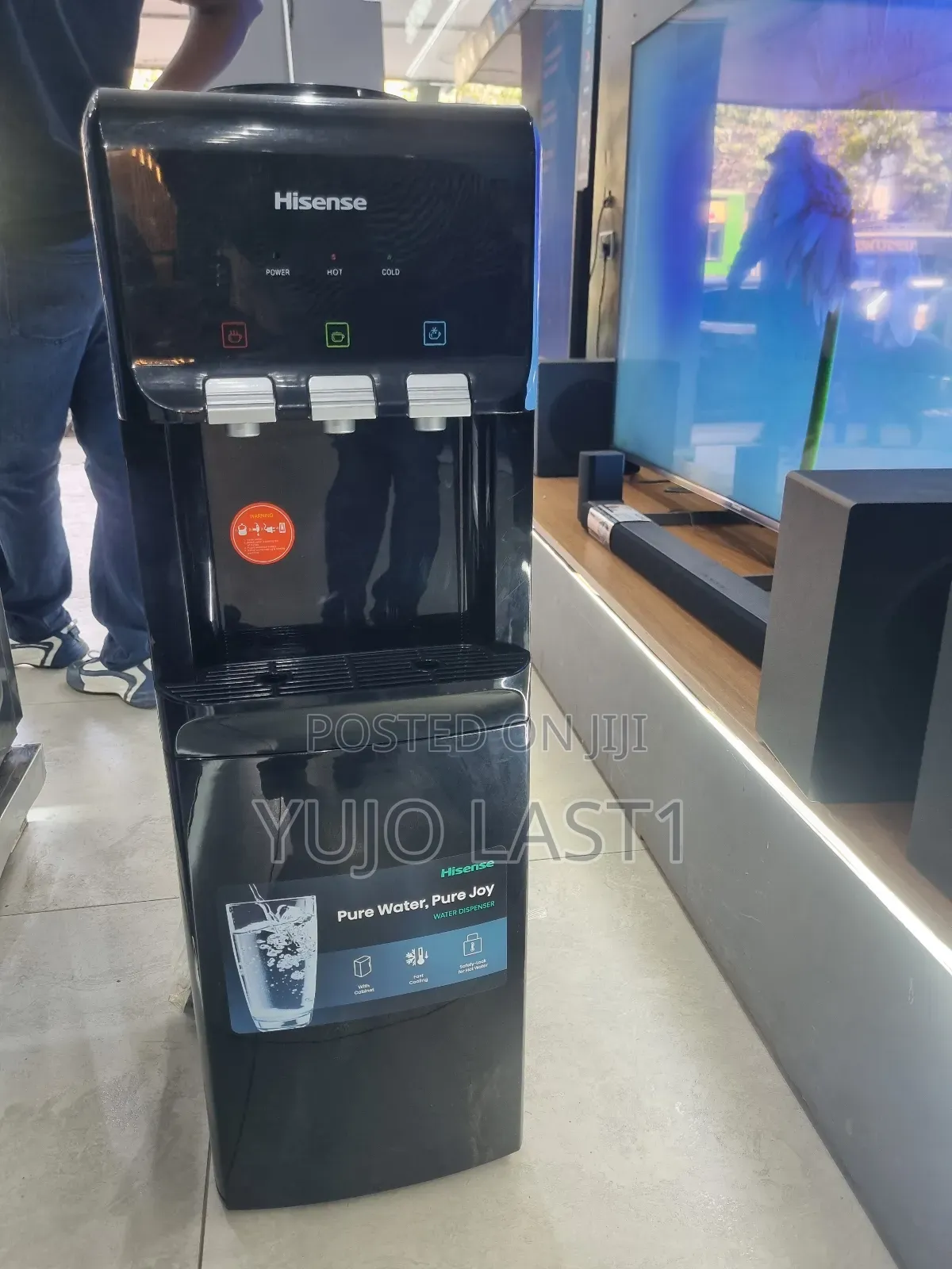 Hisense H96wdtb3s1 Water Dispenser Black Hot, Normal Cold