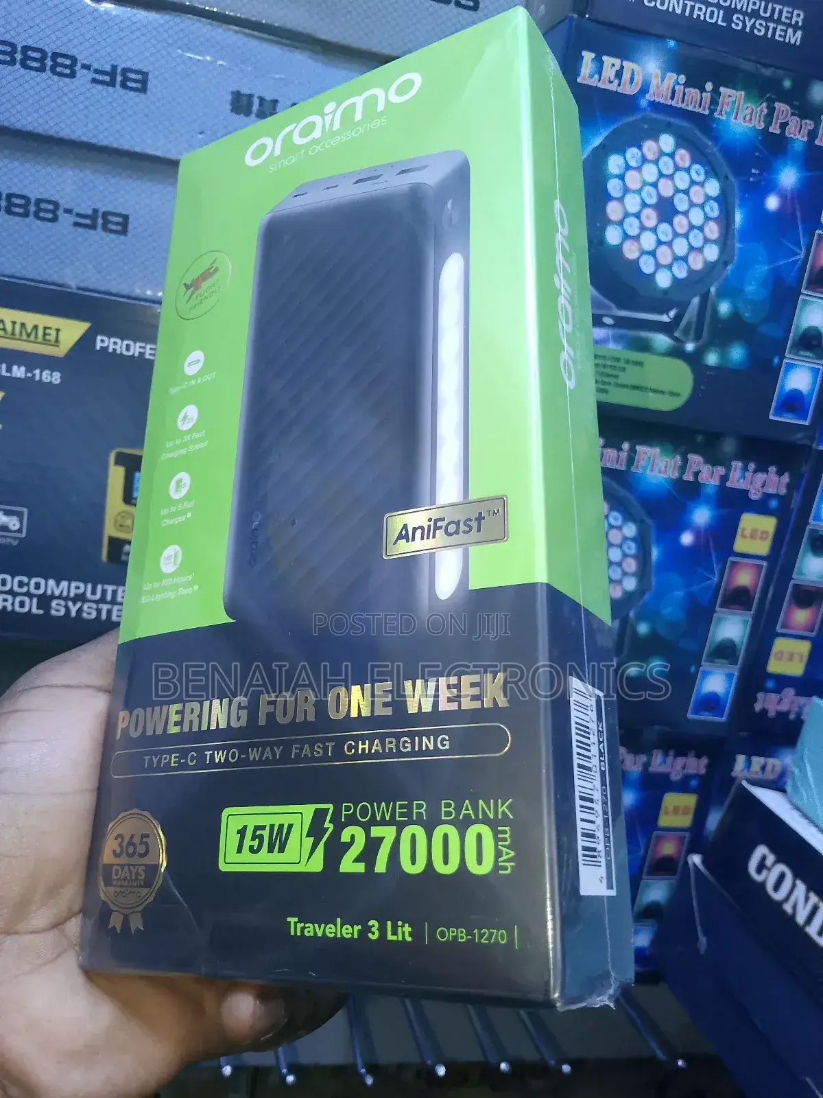 Powerbank.27000 Mah Oraimo Powerbank Quick Charge.Opb - 1270