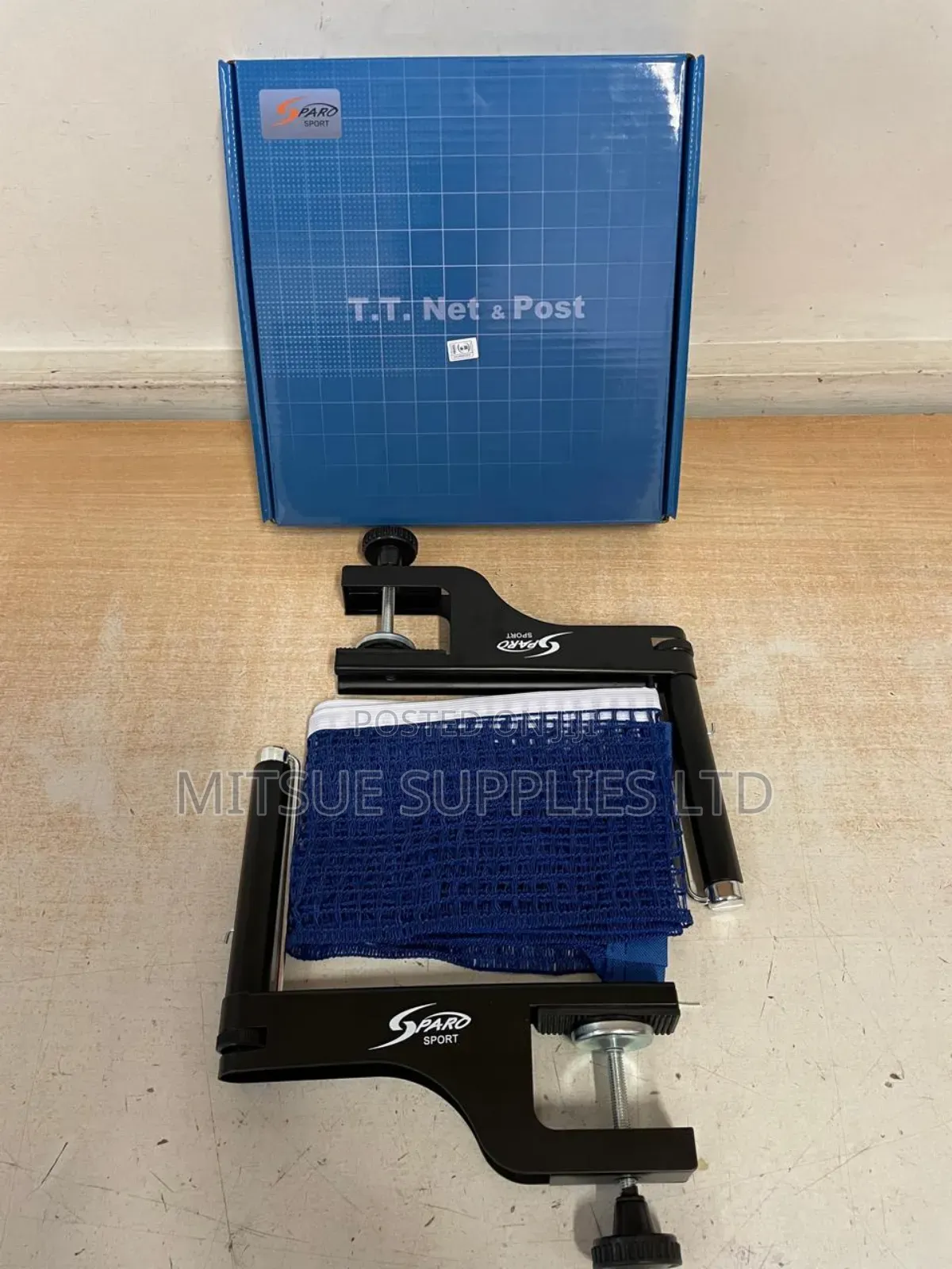 Sparo Heavy Duty Table Tennis Clamps Net