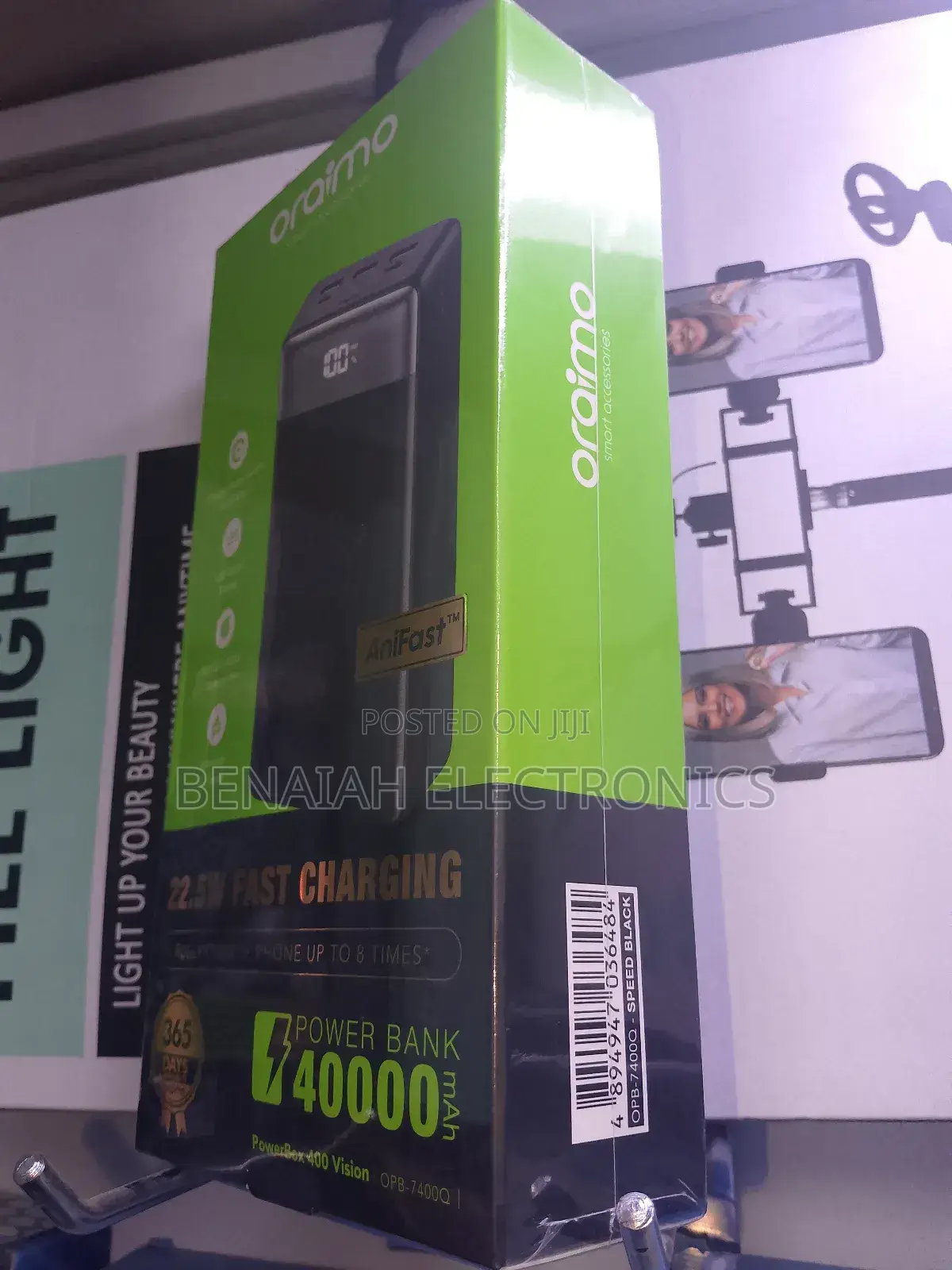 Powerbank.Oraimo 40000 Mah.Charge Your Phone Up to 8 Times