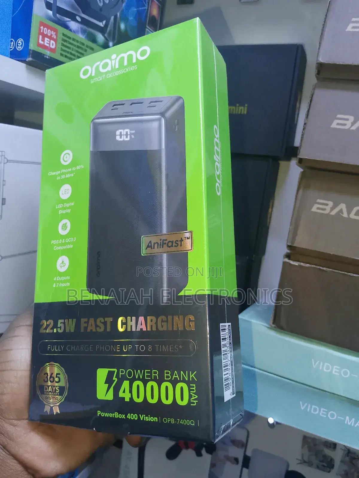 Original Oraimo Powerbank 40000 Mah With Digital Display