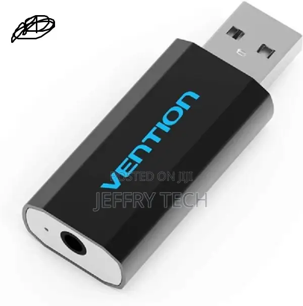Vention 4 Pole External Sound Card - Vab-S15-B