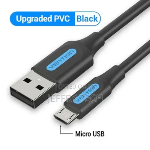 Vention Colbh Usb 2.0 a Male to Micro-B Male 3a Cable 2m