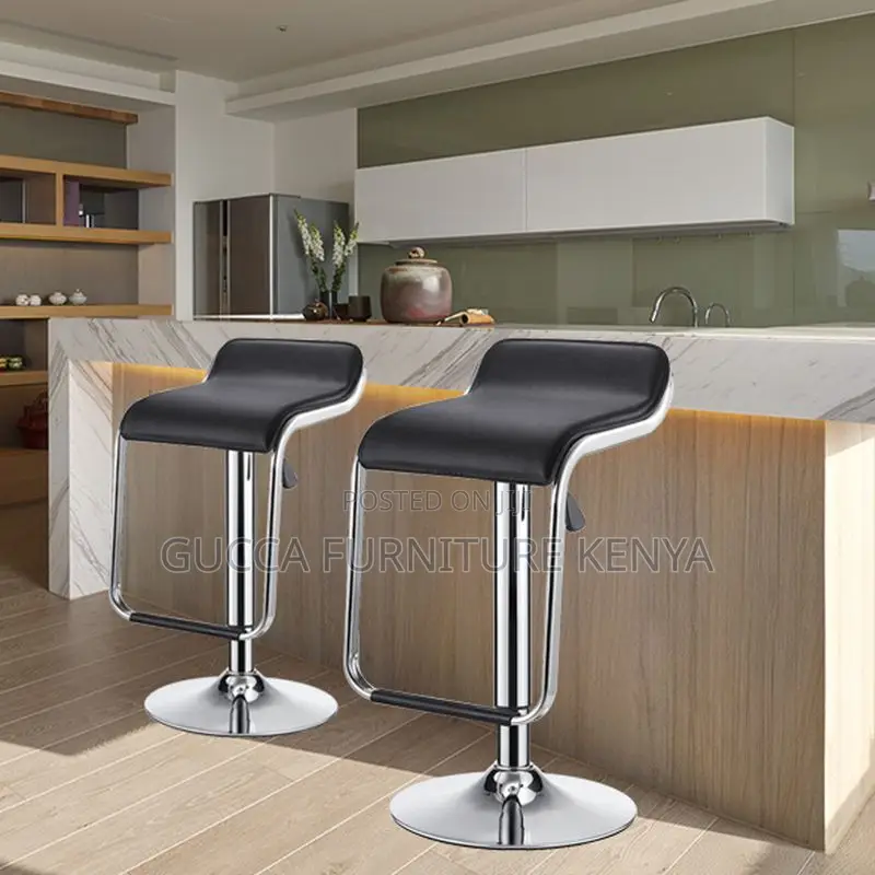 Home Chairs: Leather Modern Office Quadrilateral Stool