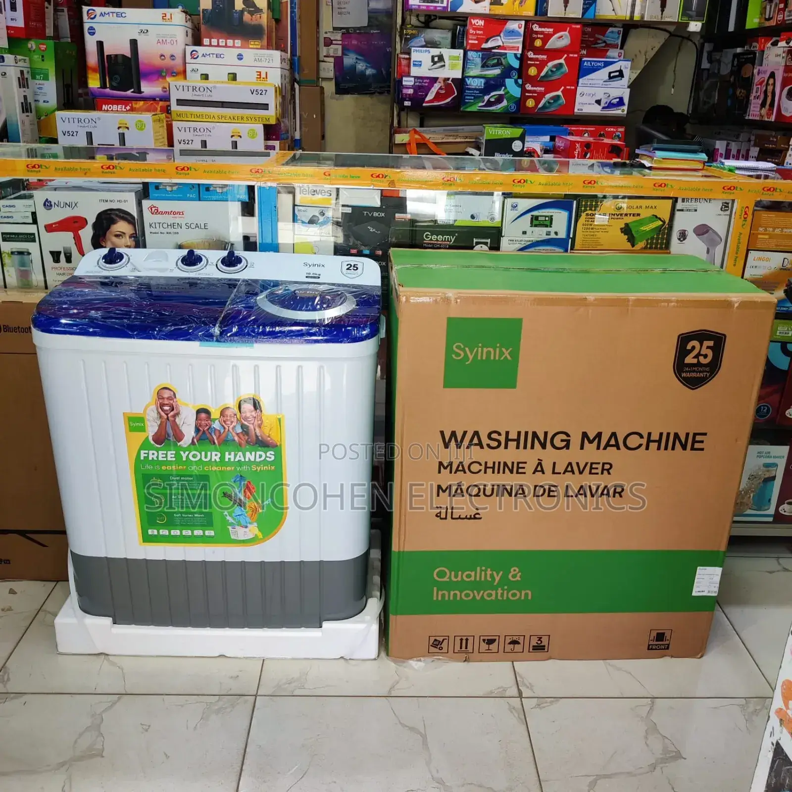 Synix 10kg Twin Tub Washing Machine