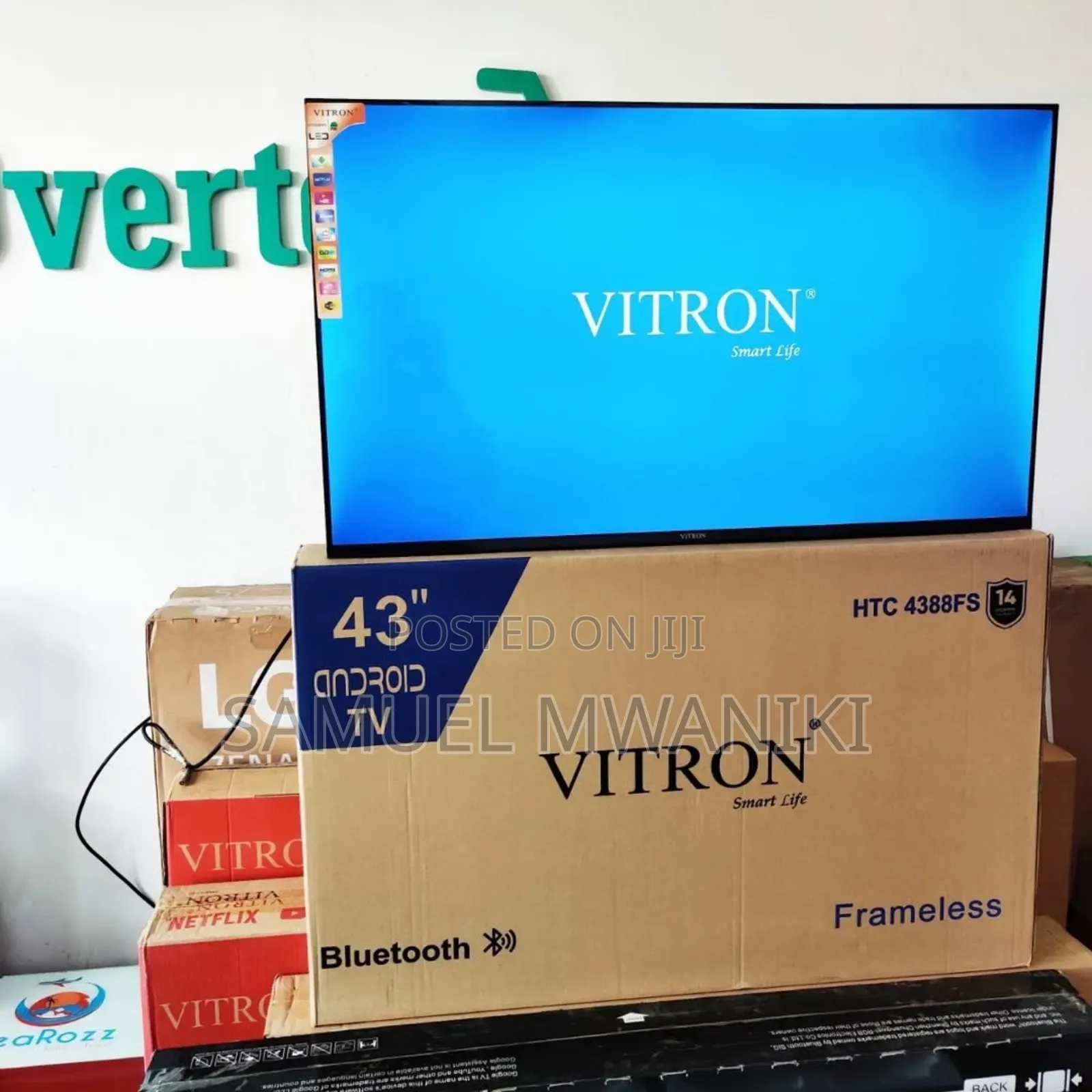 Vitron 43′′ FHD 1080 Smart Android TV Frameless Bluetooth