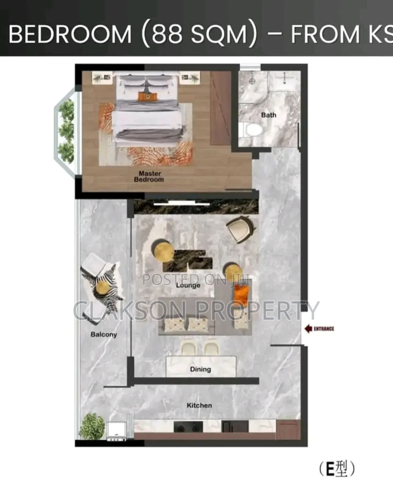 1bdrm Apartment in Westland, Westlands for sale