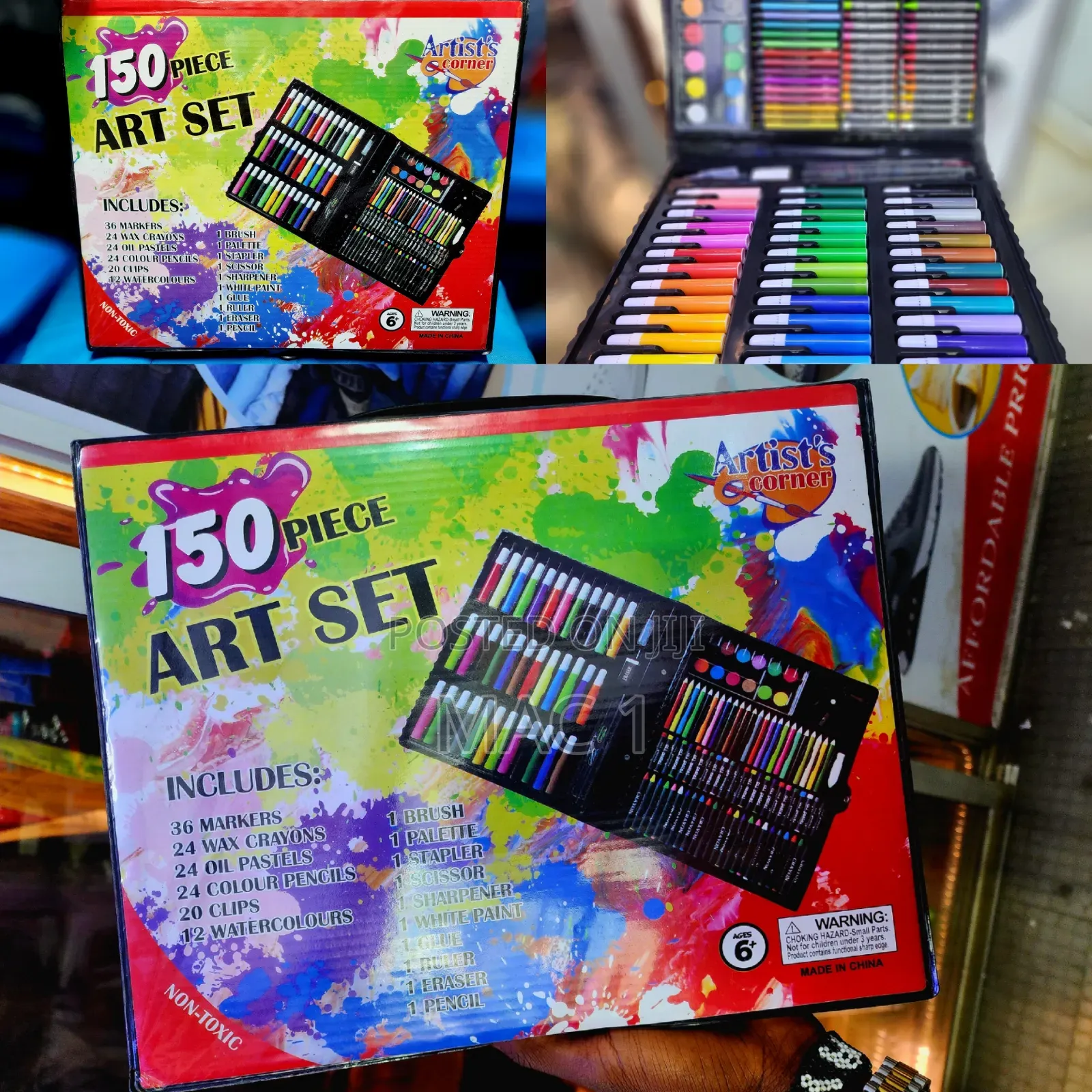 Kids Art Set 150 Pieces Drawing and Art Coloring Set