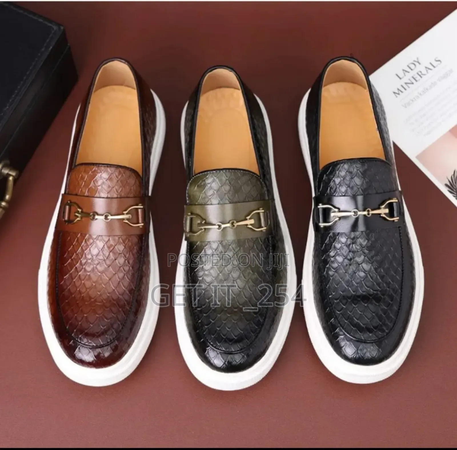 Chained Smart Casuals Sizes 39-45, Black and Brown Avai