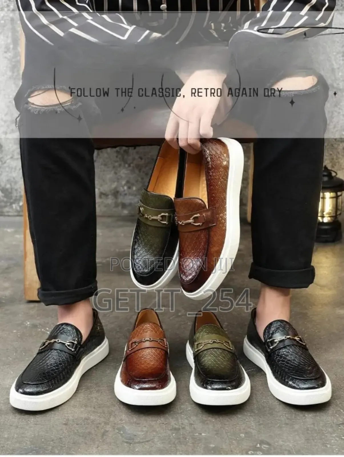 Chained Smart Casuals Sizes 39-45, Black and Brown Avai