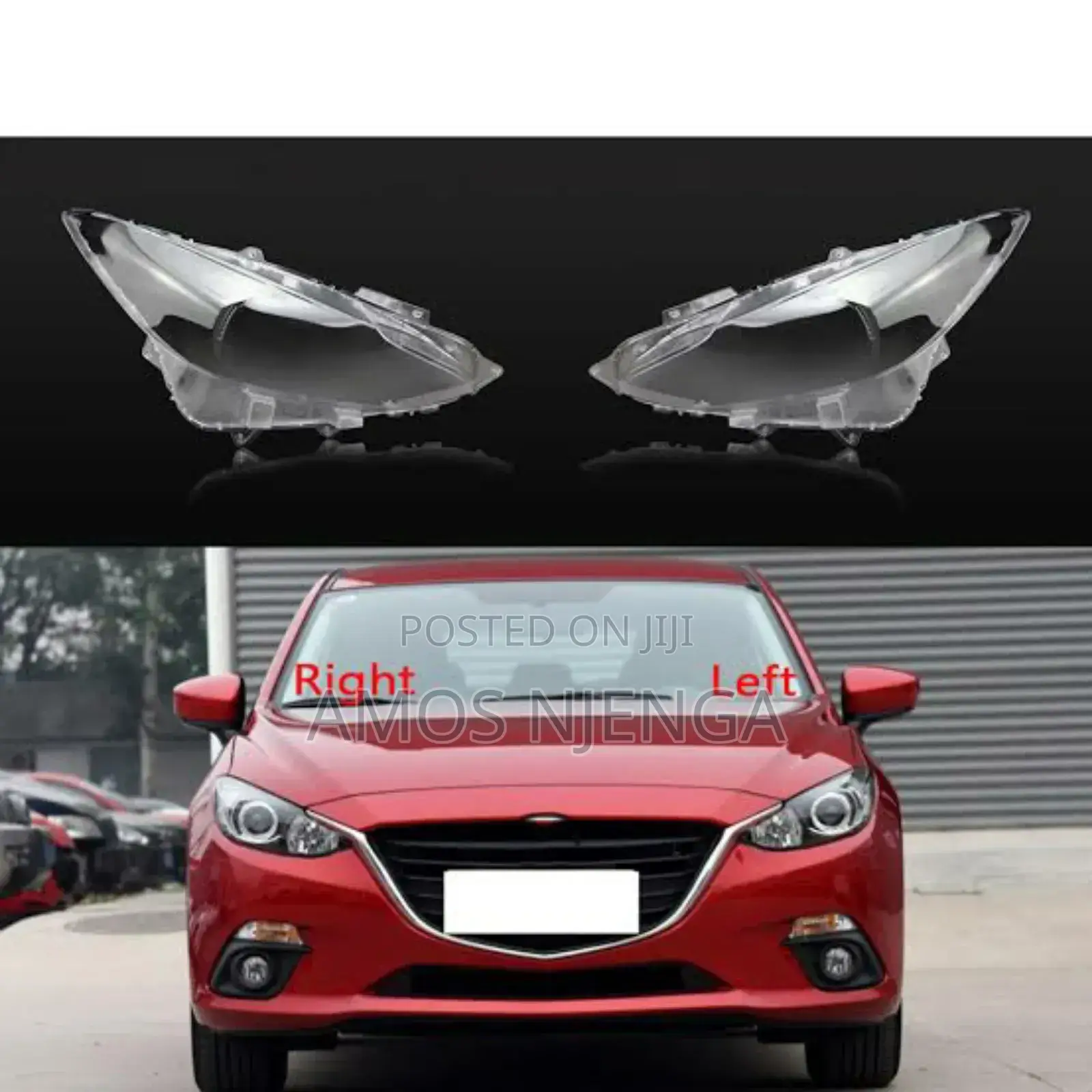 Mazda 3 Axela Non Xenon Headlight Lens 2014-2016