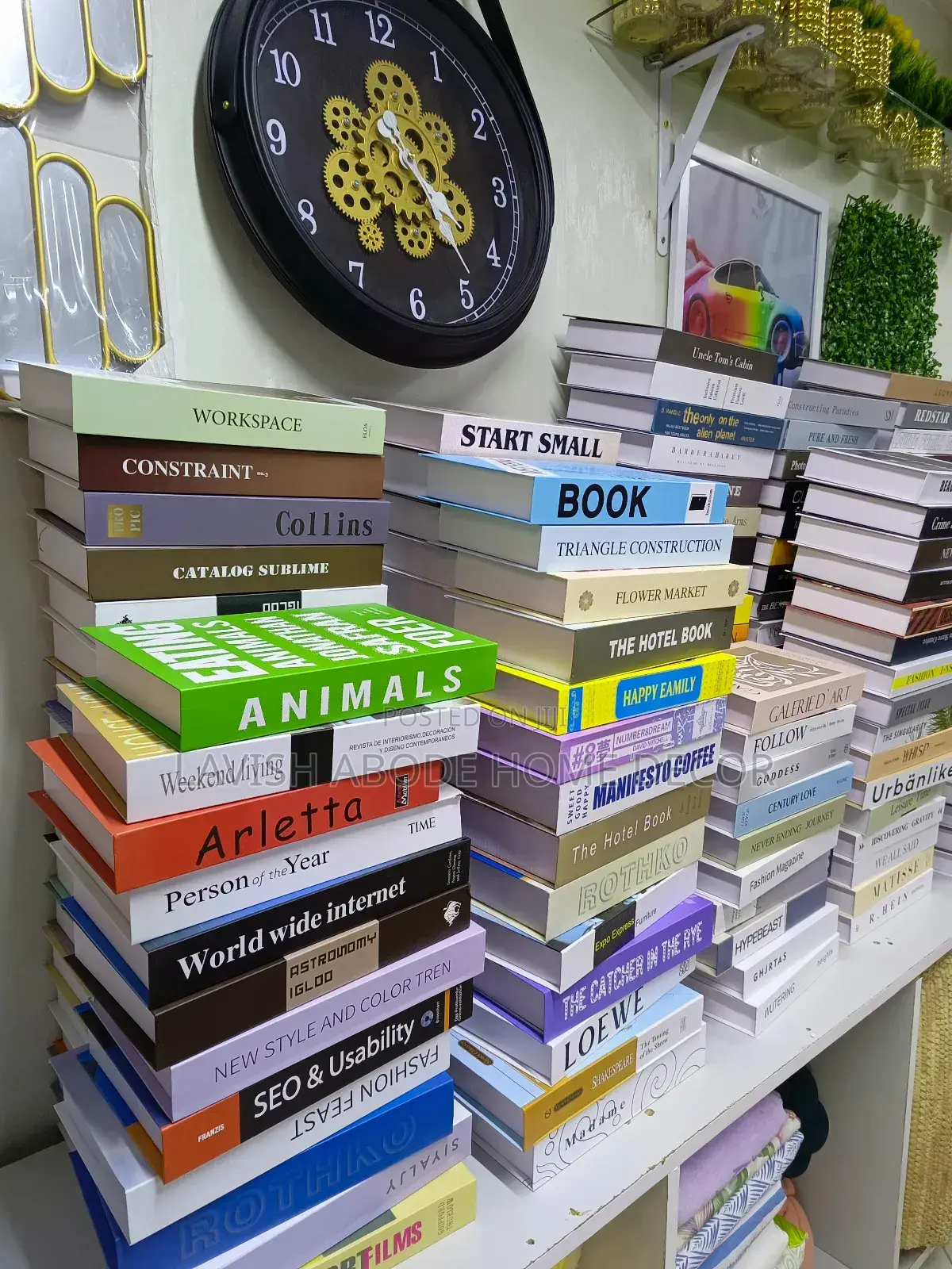 Decorative Dummy Books Faux Fake Books