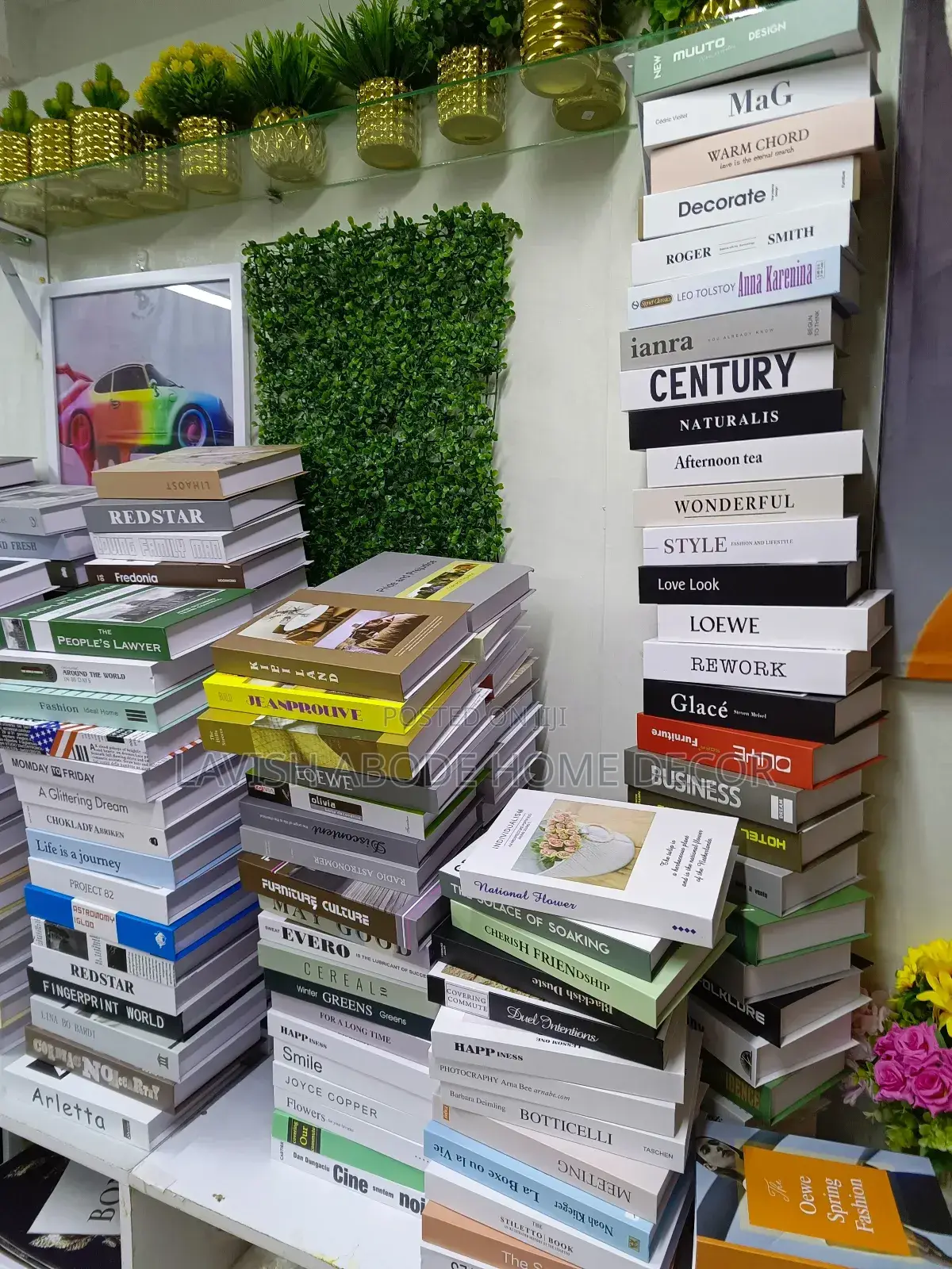 Decor Dummy Books Random Stylish Fake Book