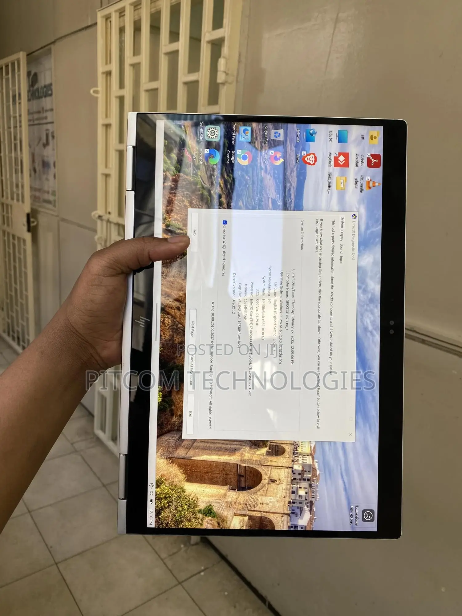 Laptop HP EliteBook X360 1030 G3 16GB Intel Core I7 SSD 512GB