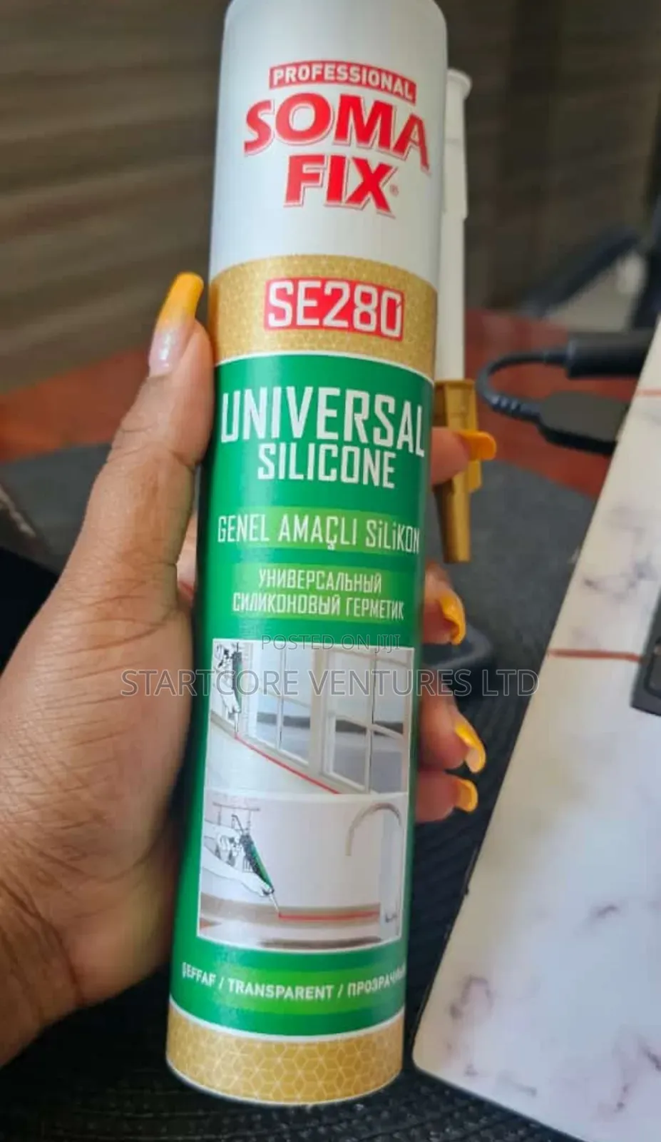 Somafix Brown Silicone Sealant 280ml