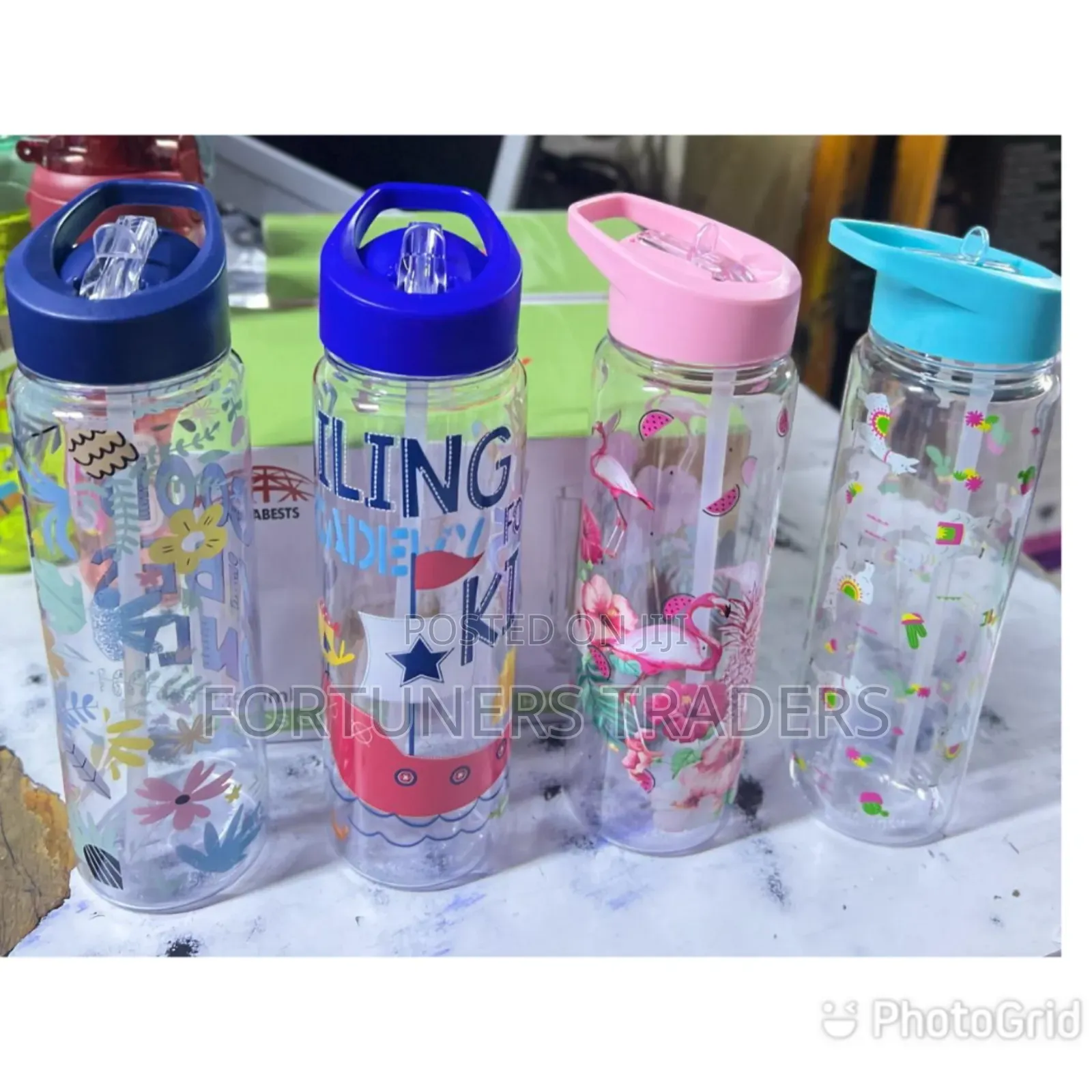 500 Ml Water Bottle With Straw