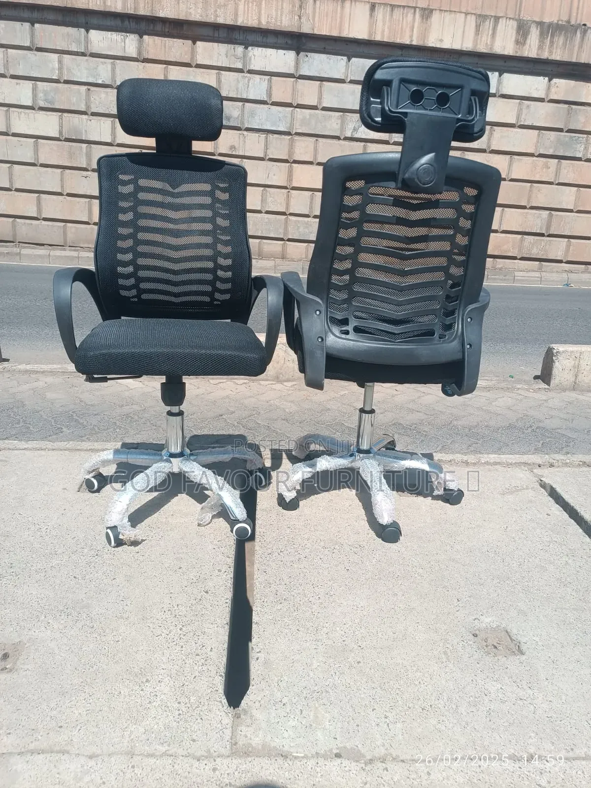 Headrest Office Unique Black Chair Fby9k