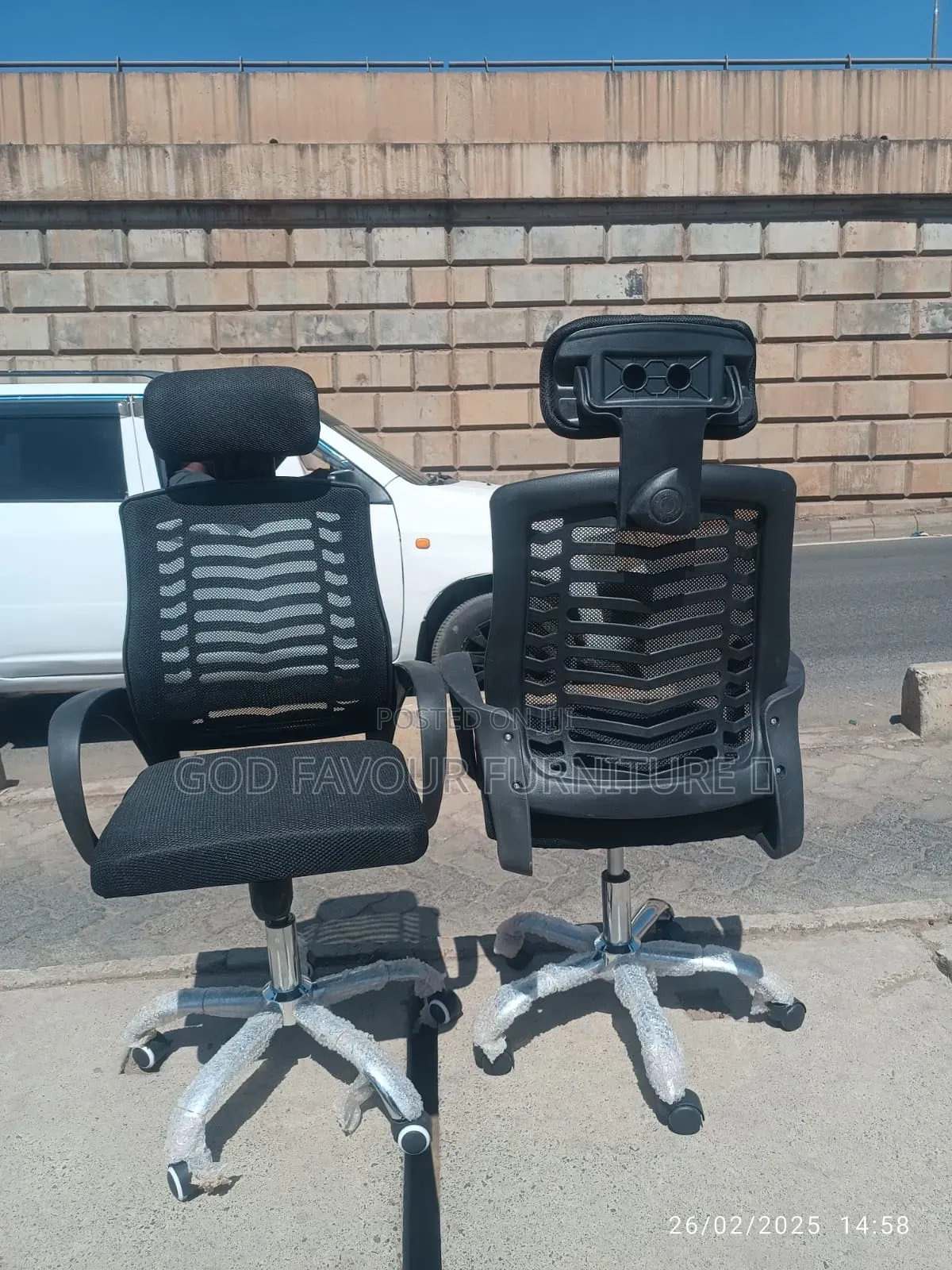 Headrest Mesh Office Chair Jh9tfc