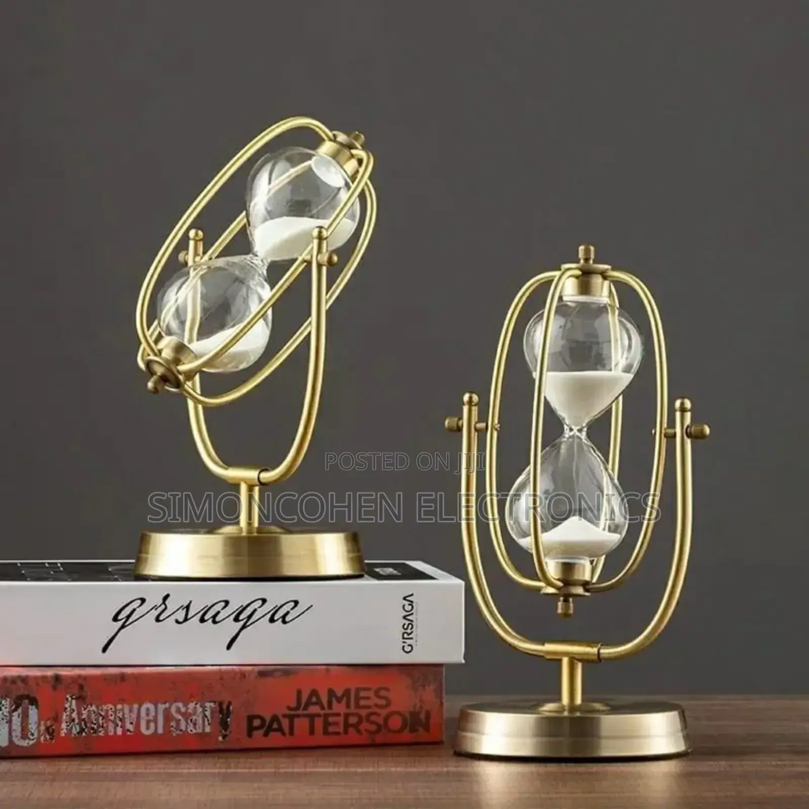 Premium Quality Home Decor Item/Metal Hourglass Sandtimer