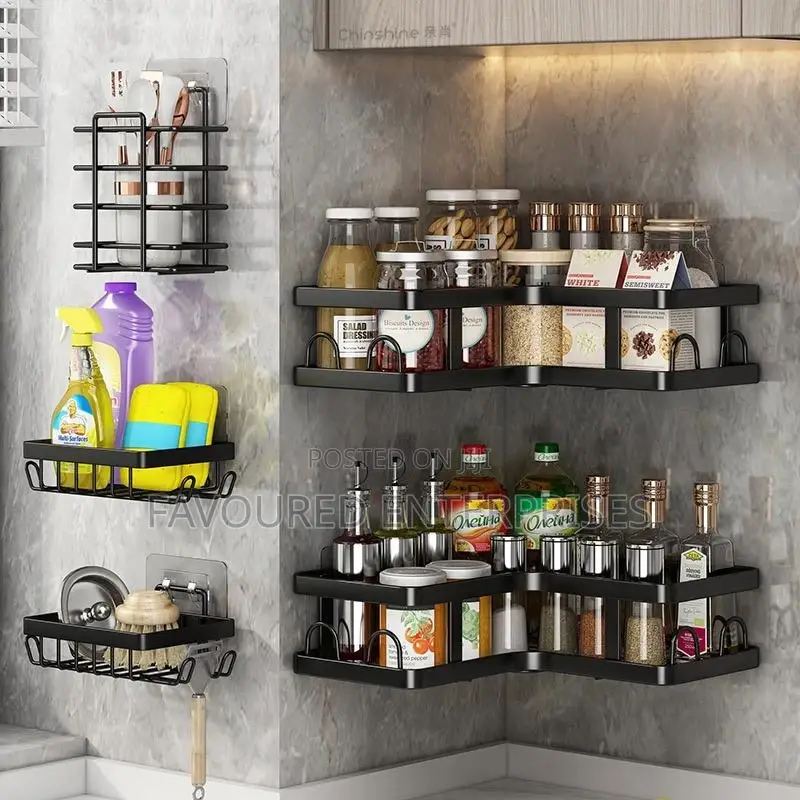 Bathroom Corner Shelf 5pcs