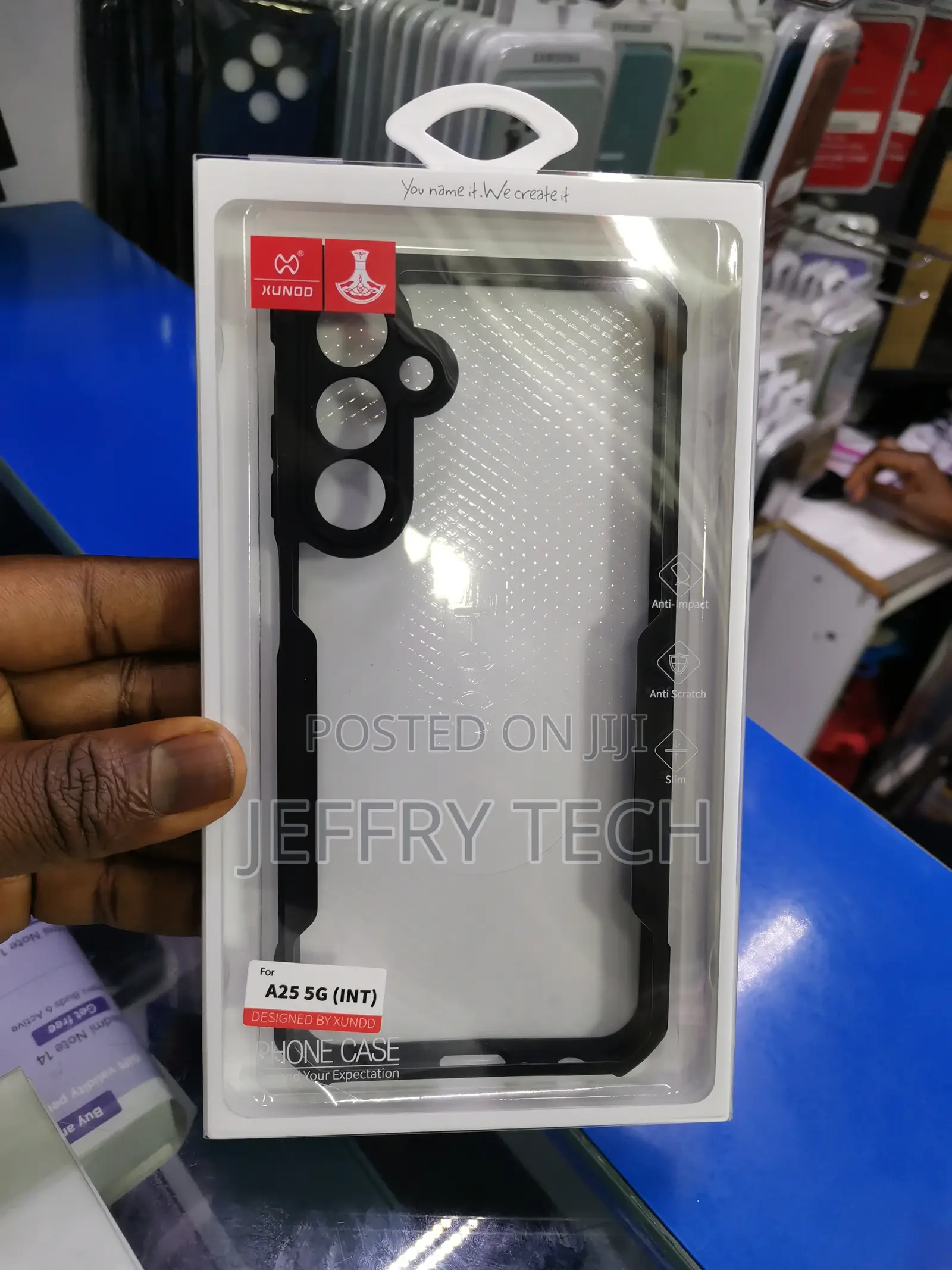 Tenoc Phone Case for Samsung Galaxy A25 5g, Clear Case Shock