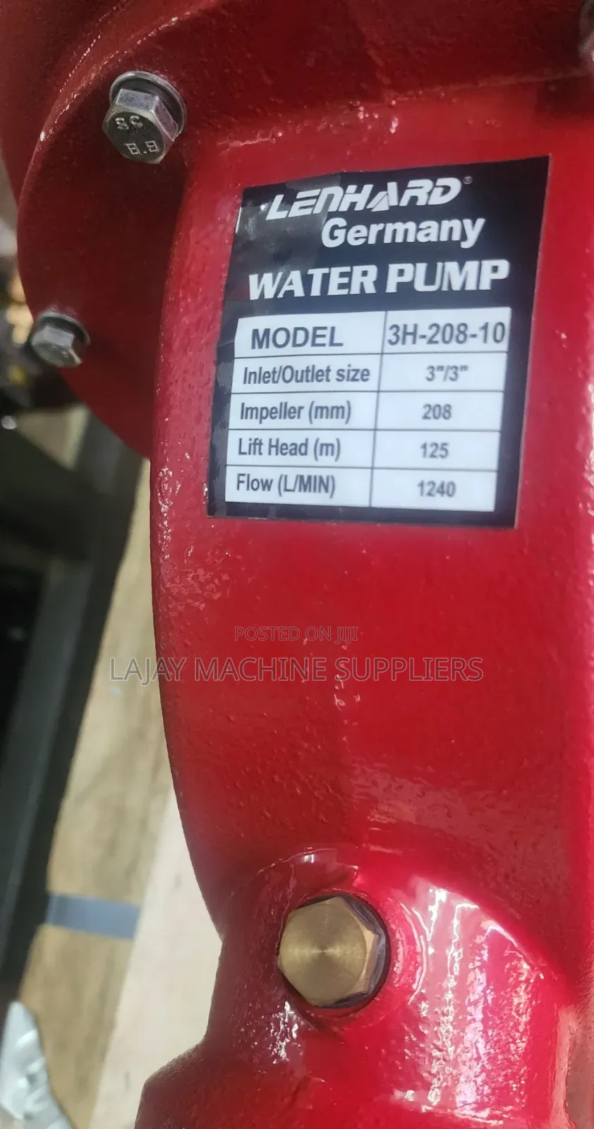 Lernhard Germany Belt Water Pump 125m