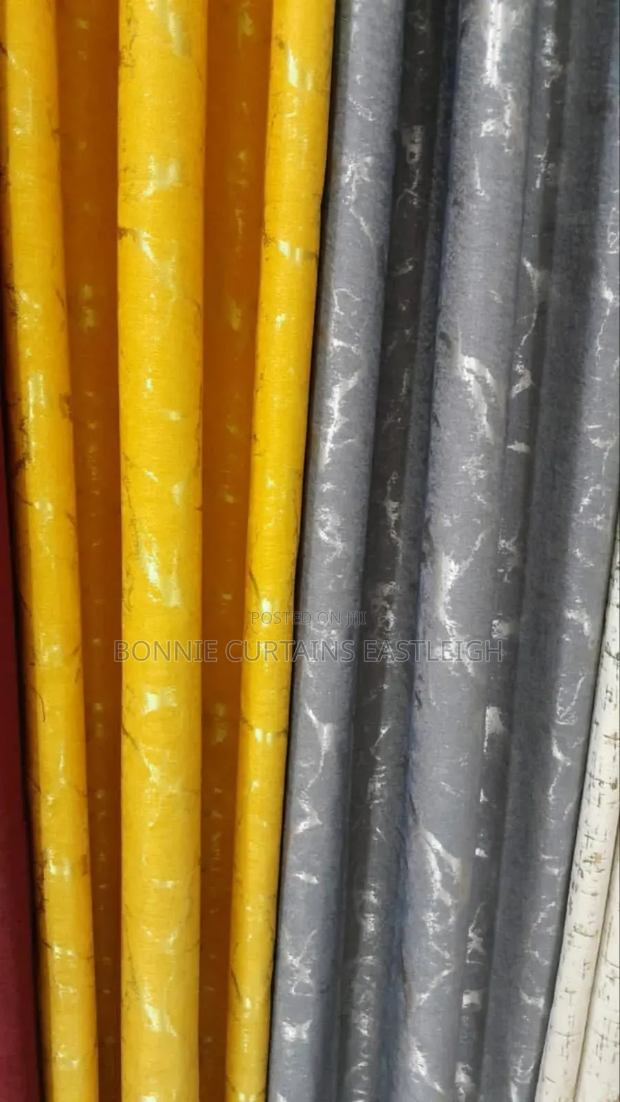 Orange Curtains and Yellow