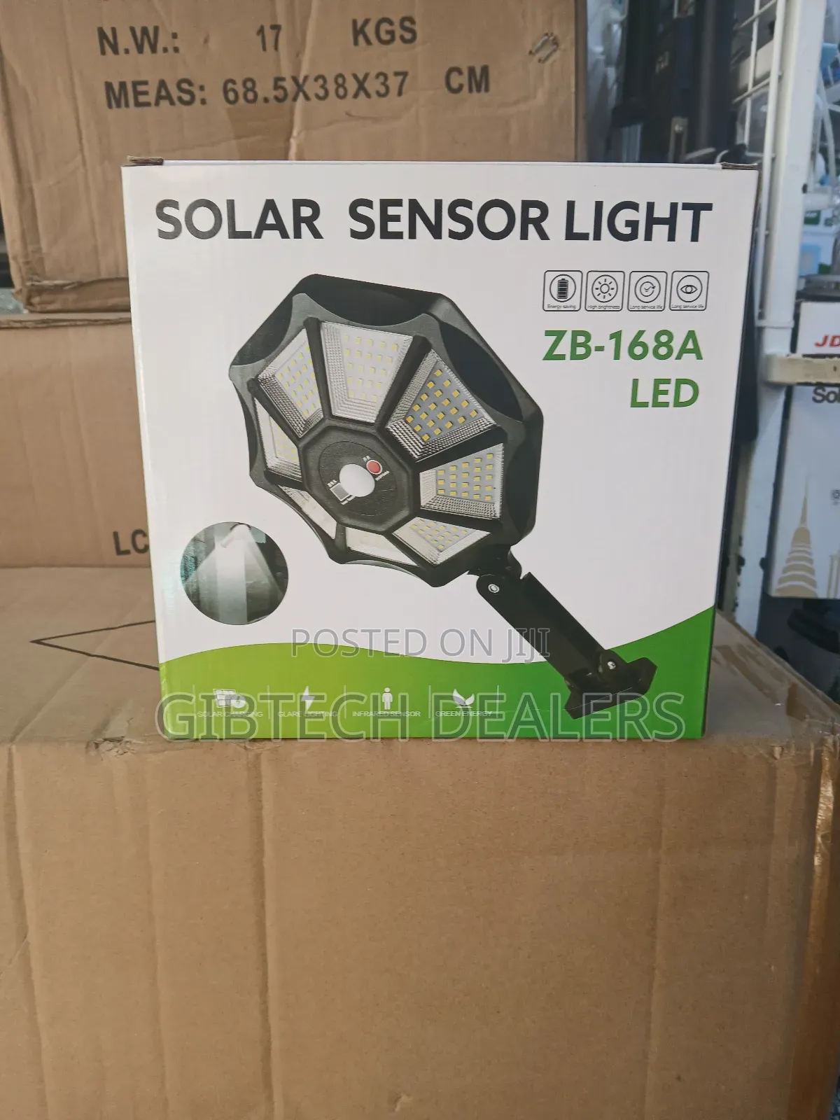 100w Solar Sensor Light Zb-168b