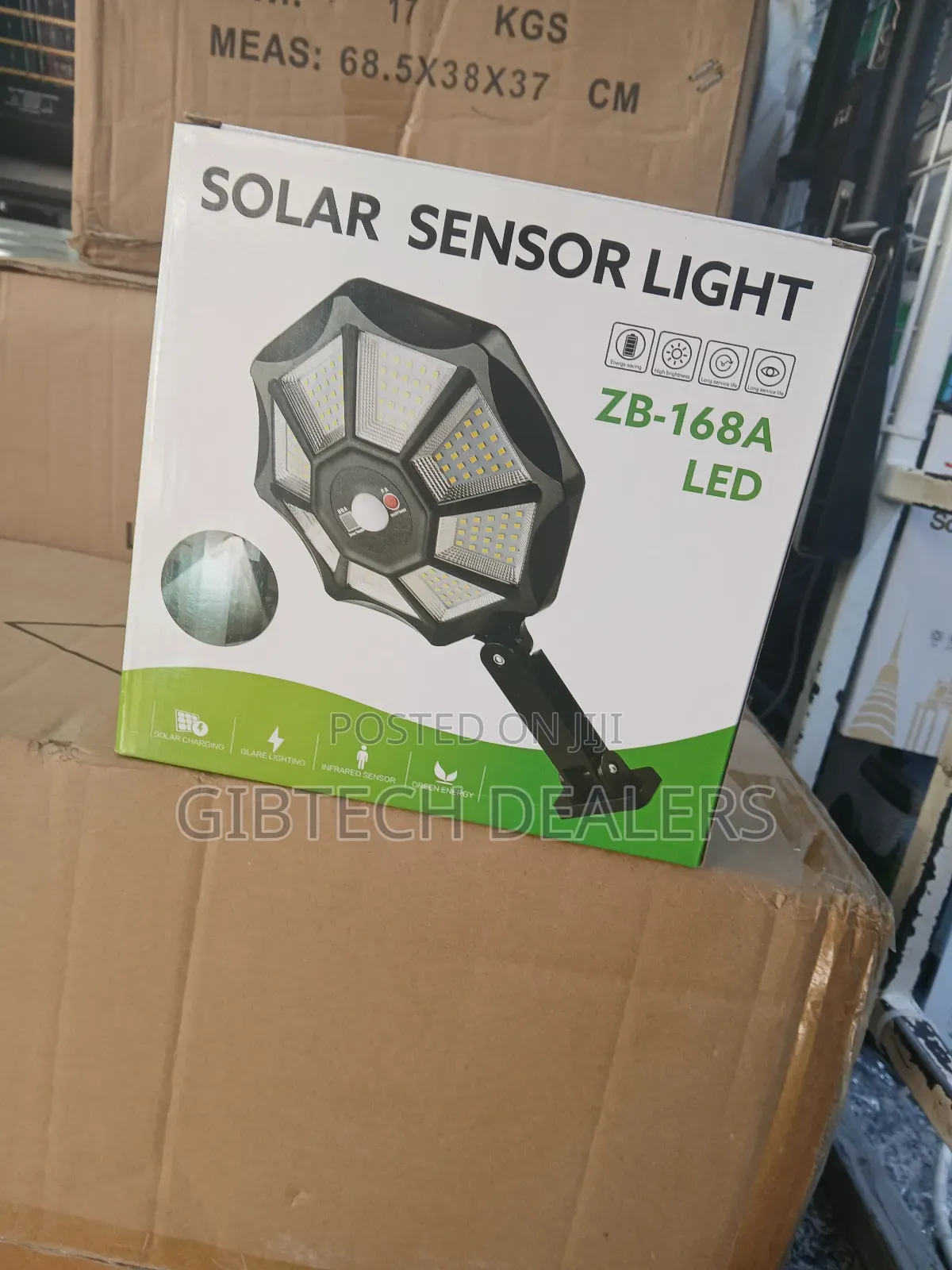 100w Solar Sensor Light Zb-168b