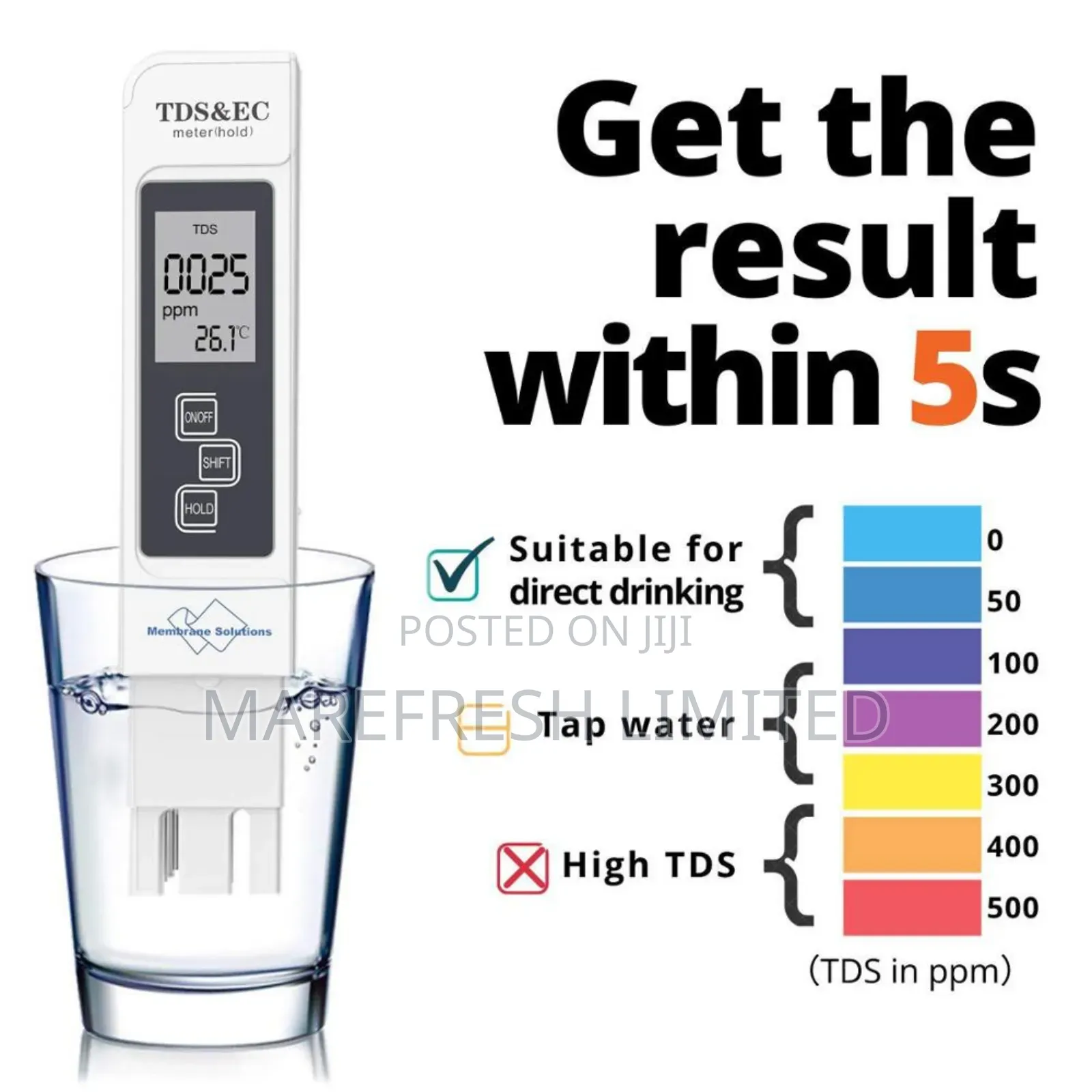 TDS Ec (Hold)Meter