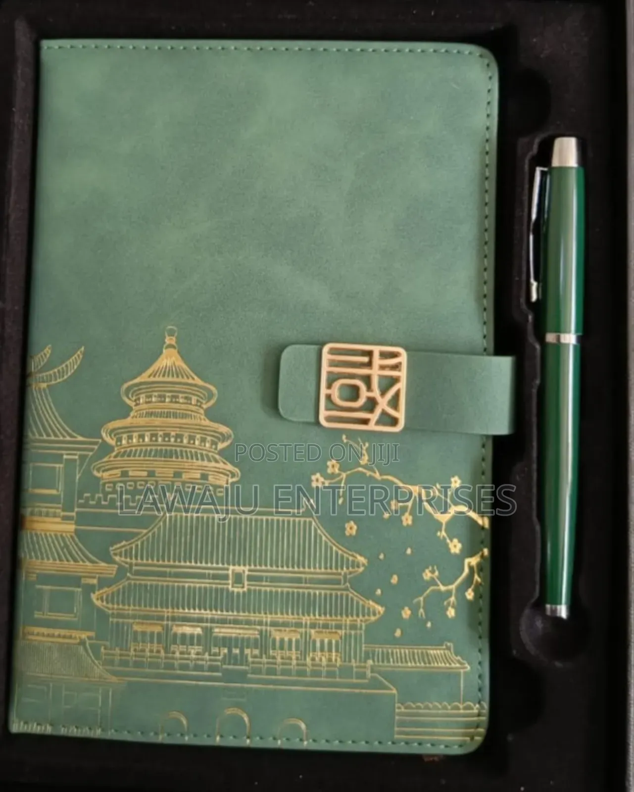 Green Executive Notebook Gift Set