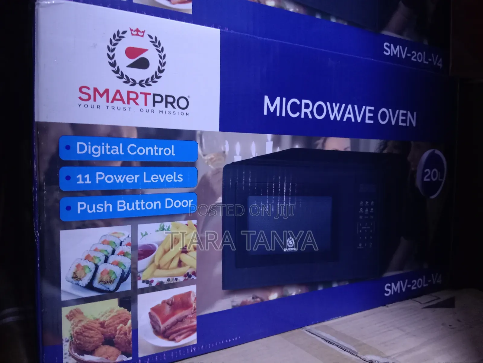 Smart Pro 20l Digital Microwave,Black