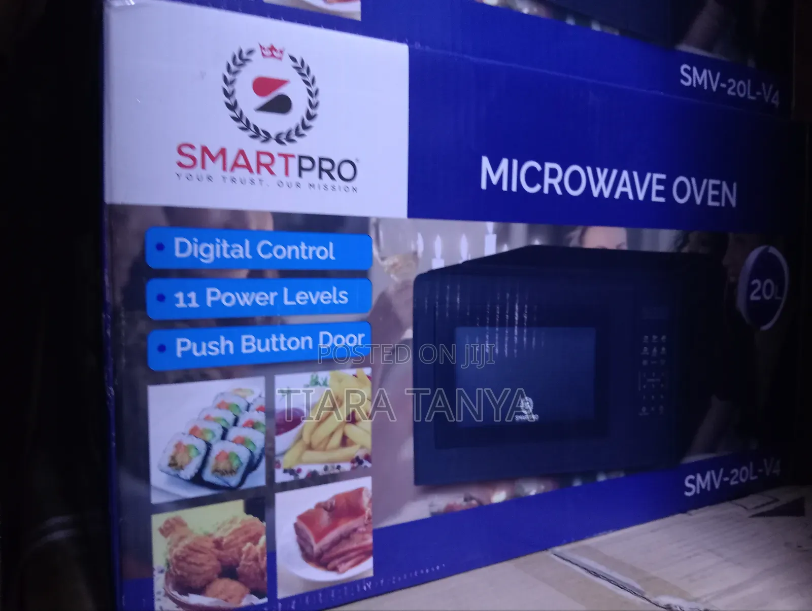 Smart Pro 20l Digital Microwave,Black