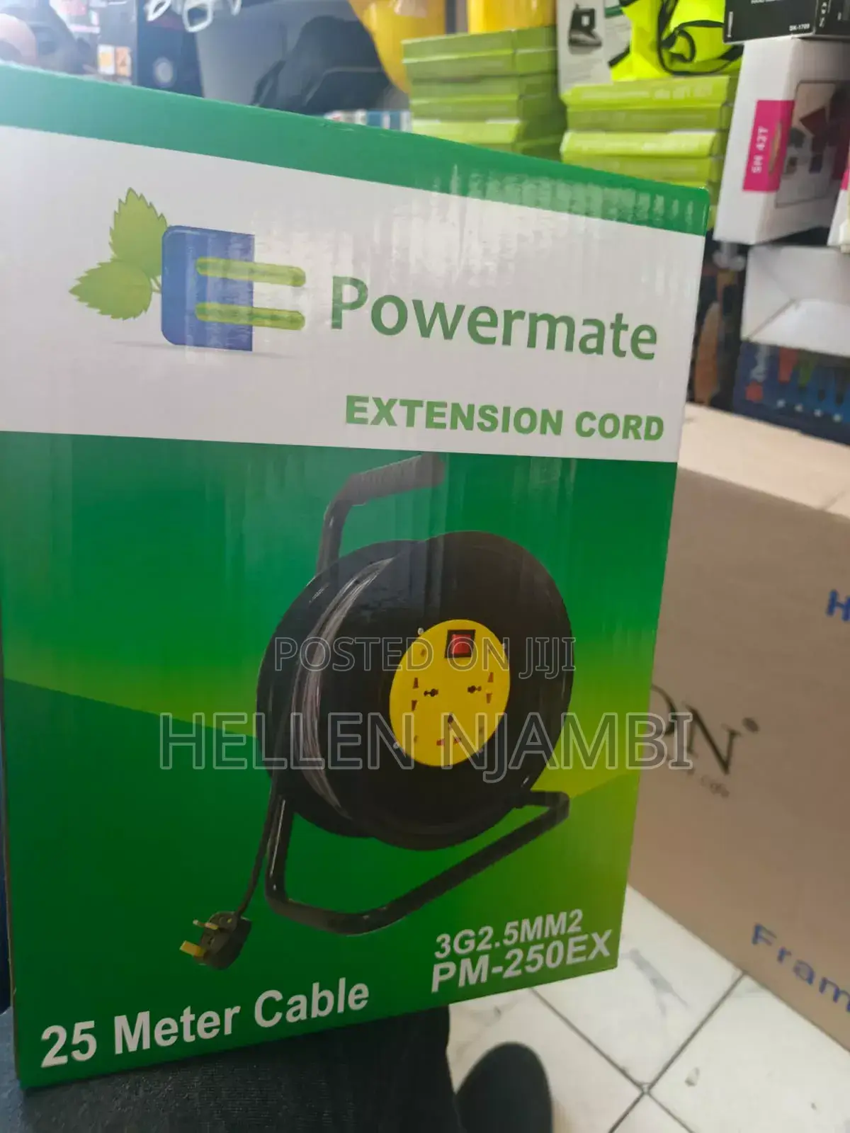 Powermate 25m Extension Reel/Electric Cable