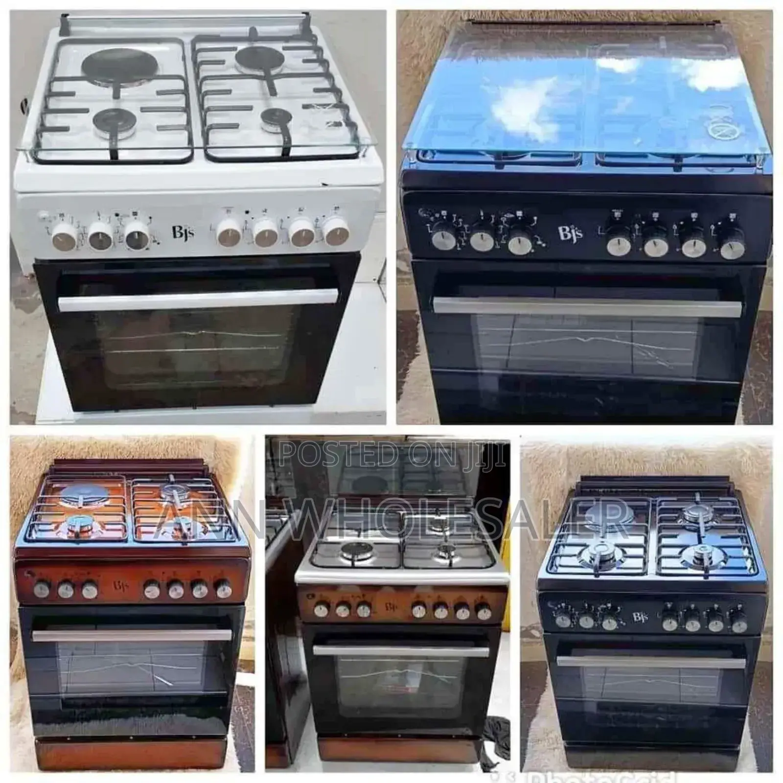 All Colours BJS Gas Cooker With Turbo Fan